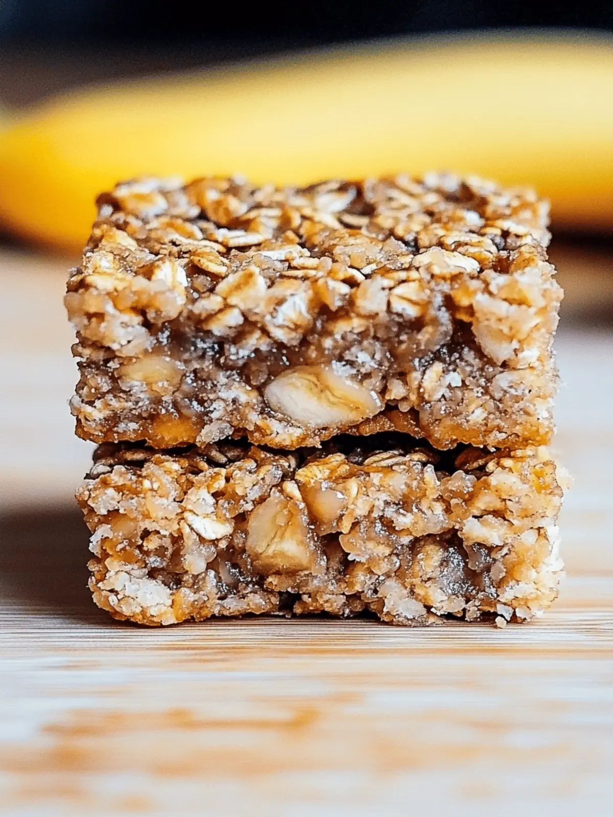 Energizing Banana Oatmeal Bars
