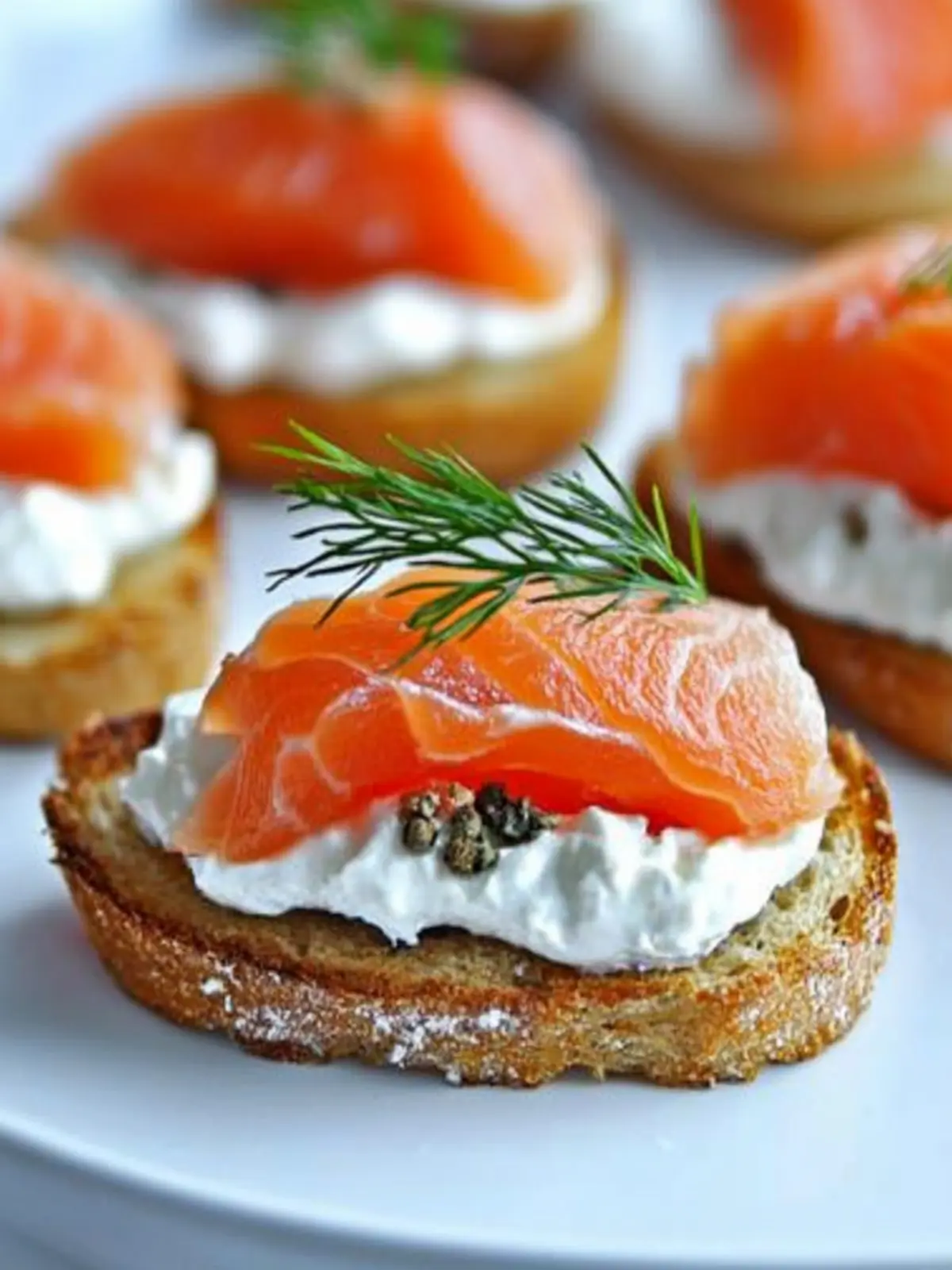 Smoked Salmon Crostini