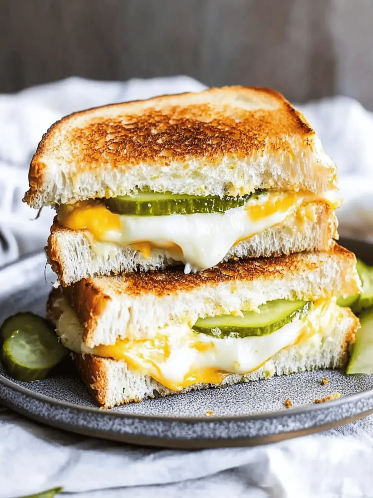 Pickle Grilled Cheese Sandwich