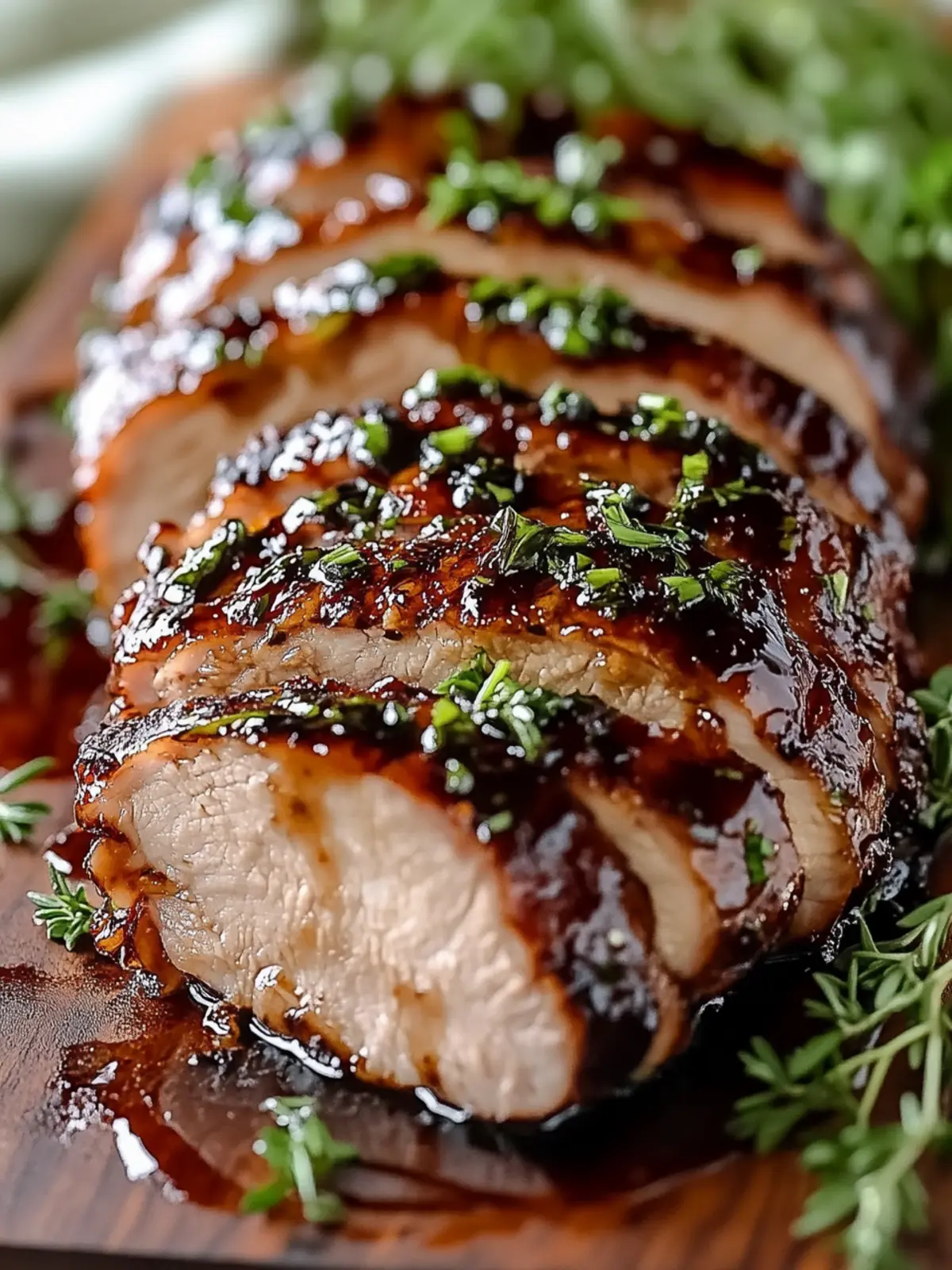 Balsamic Glazed Pork Loin