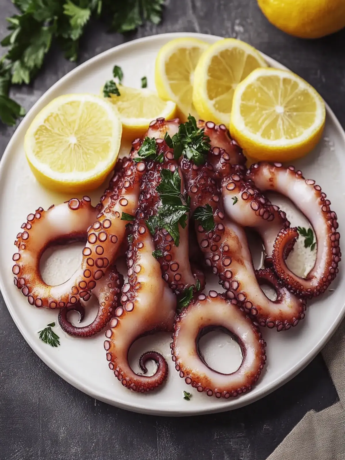 Deliciously Tender Boiled Octopus