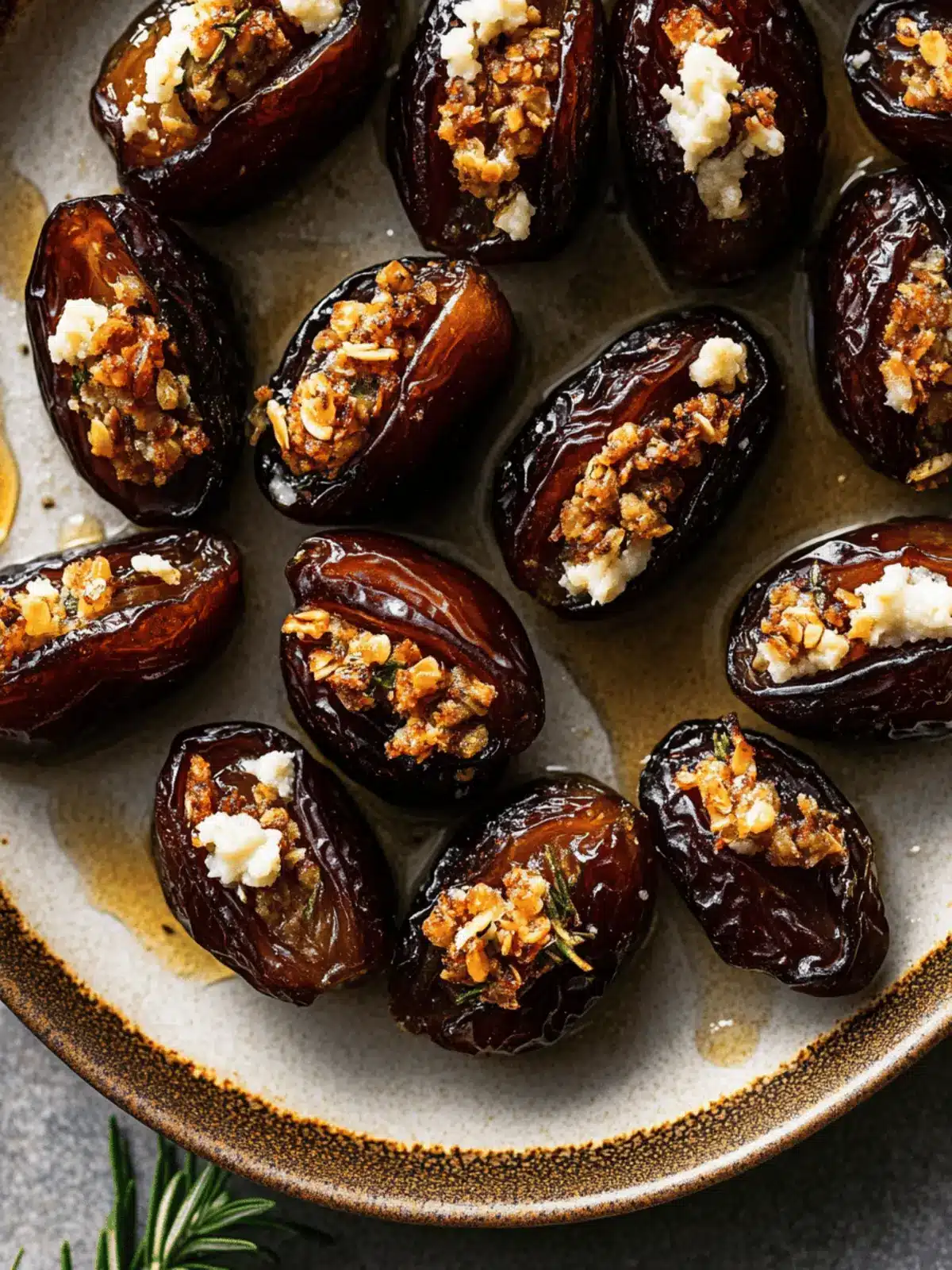 Irresistible Roasted Stuffed Dates with Goat Cheese Bliss