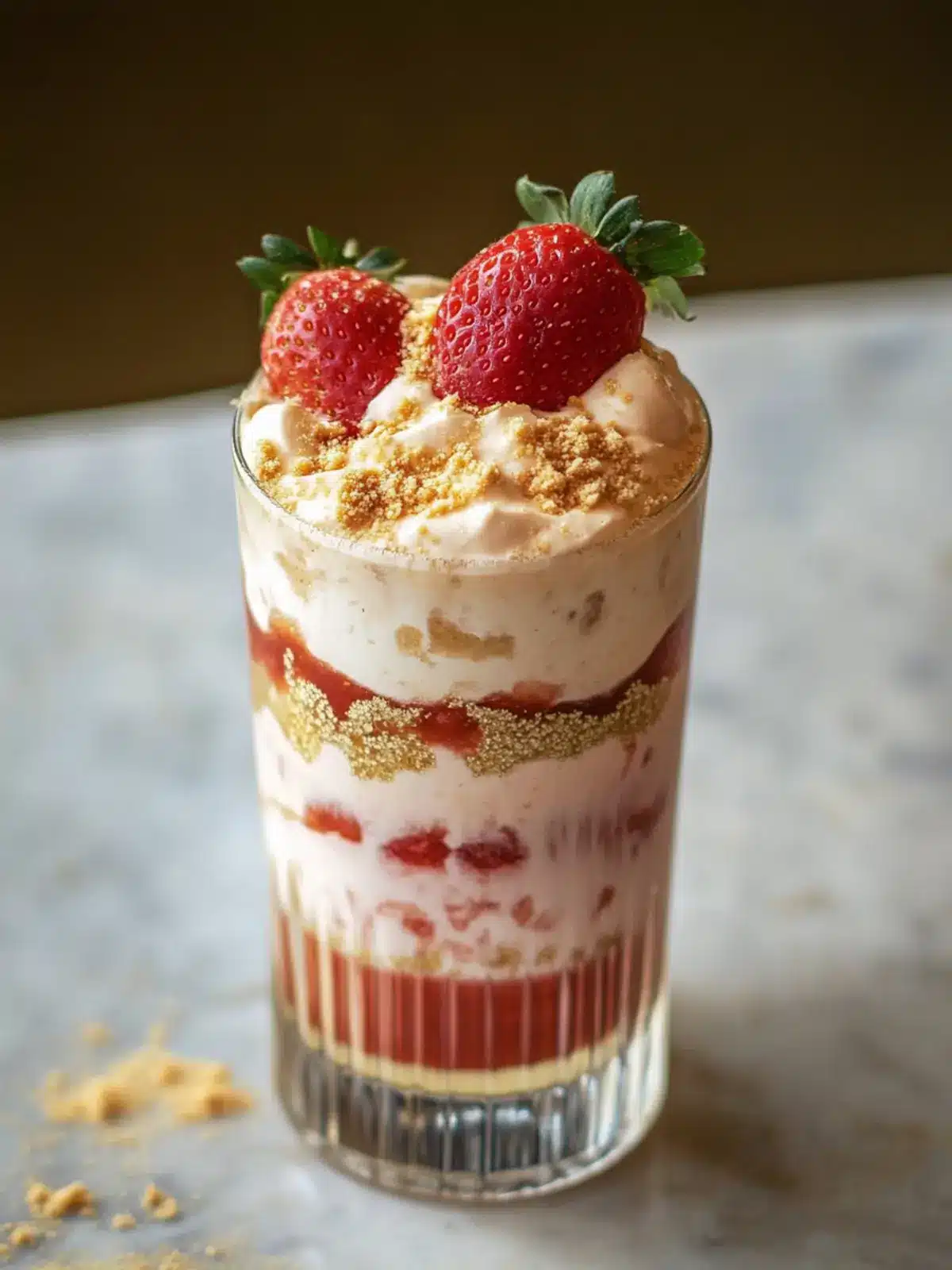 Strawberry Cheesecake Iced Latte