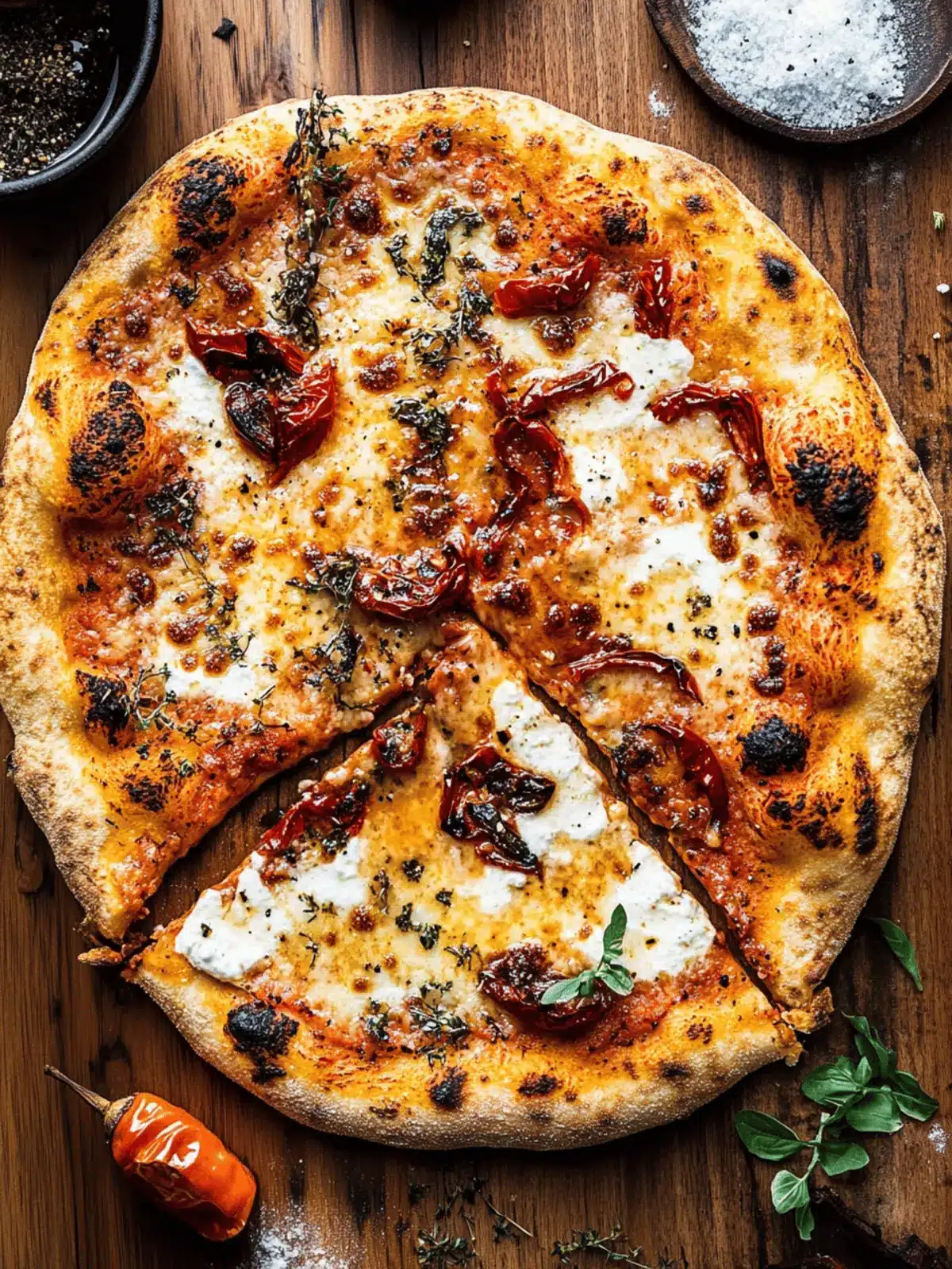 Calabrian Chili Roasted Red Pepper Pizza