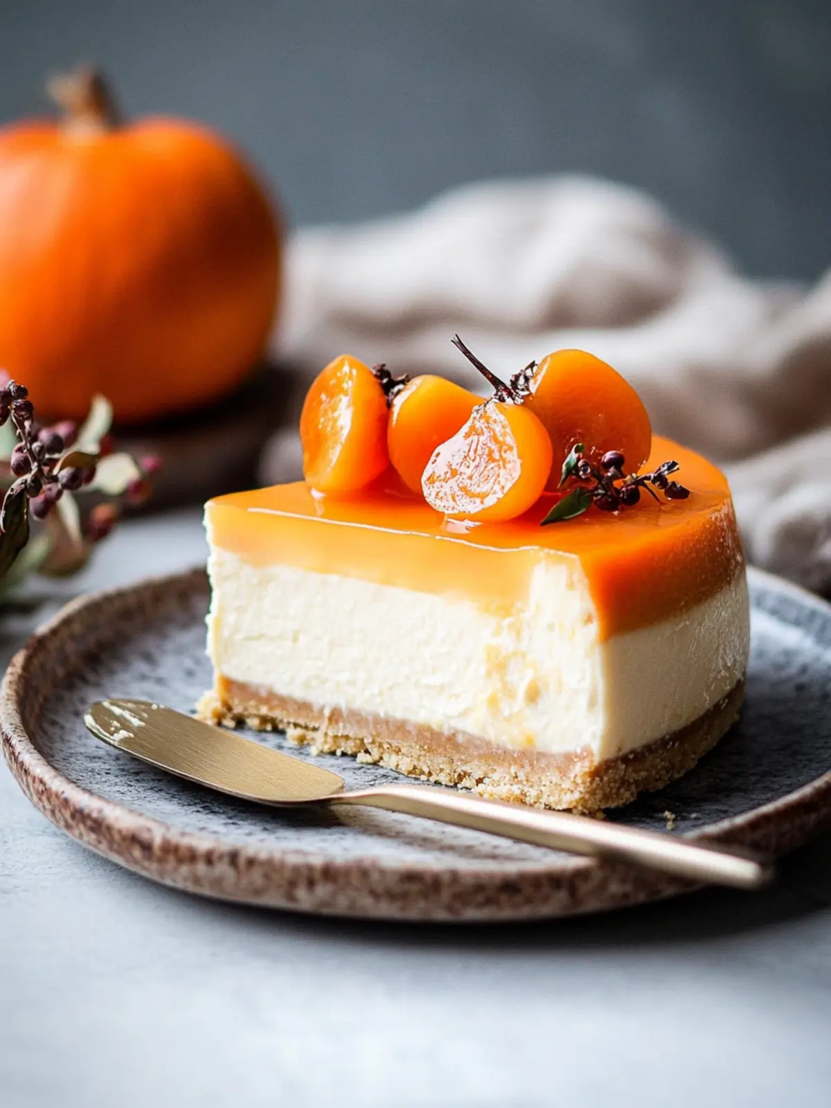 Persimmon Cheesecake