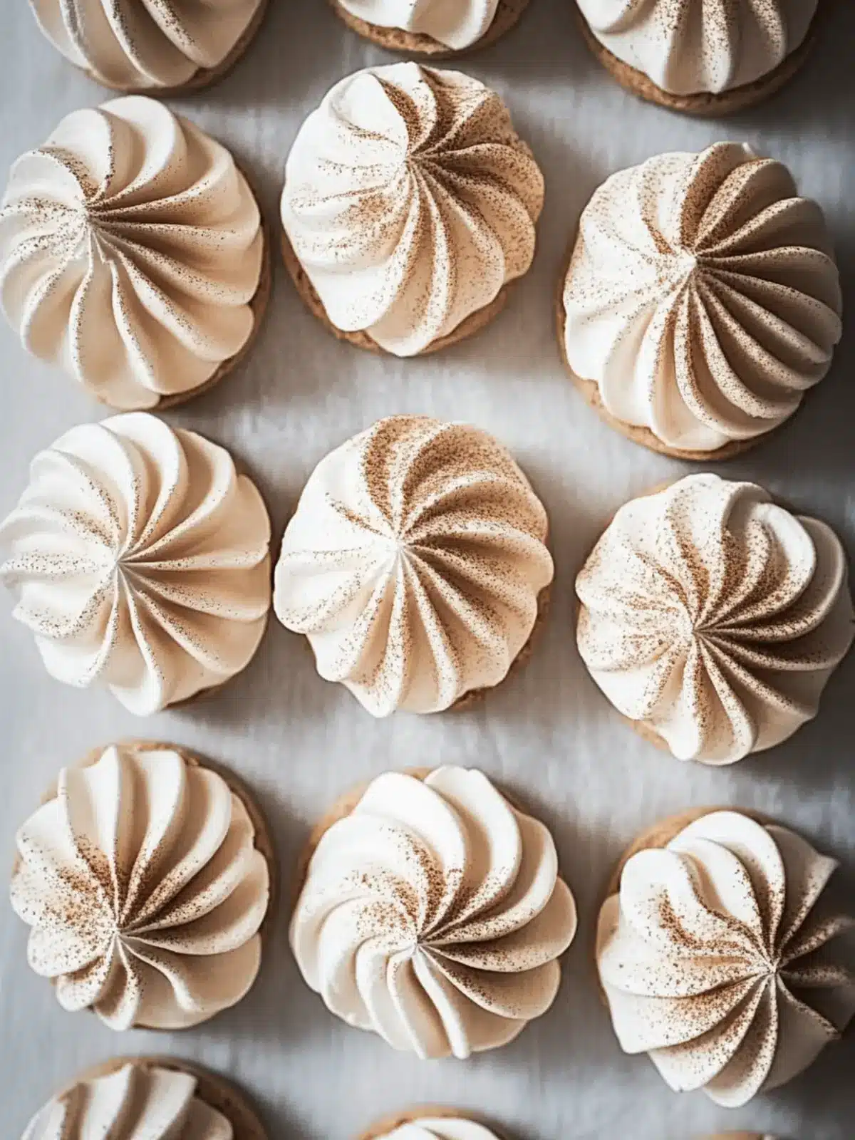 Crispy Coffee Meringues