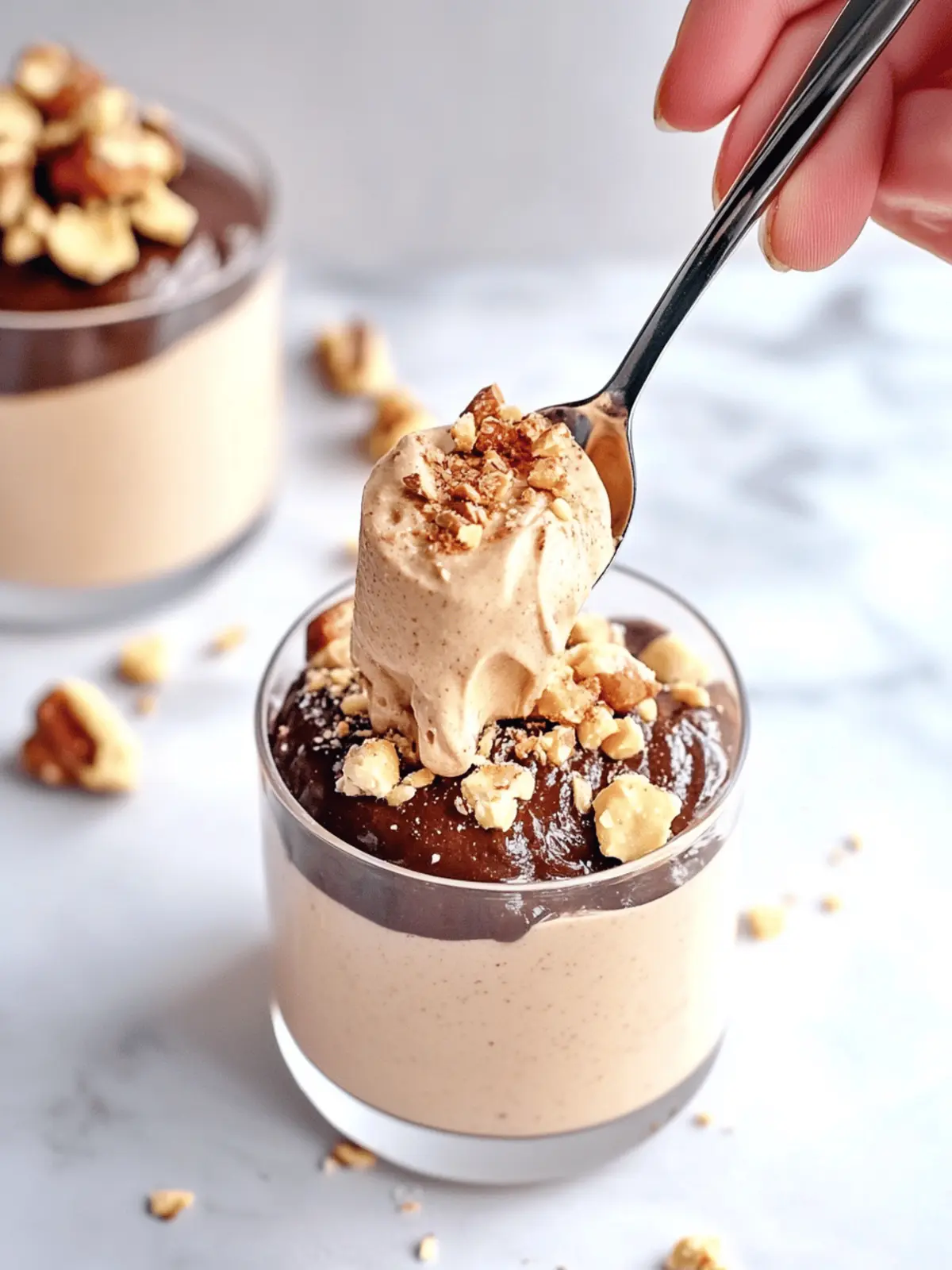 5-Minute Cottage Cheese Peanut Butter Mousse