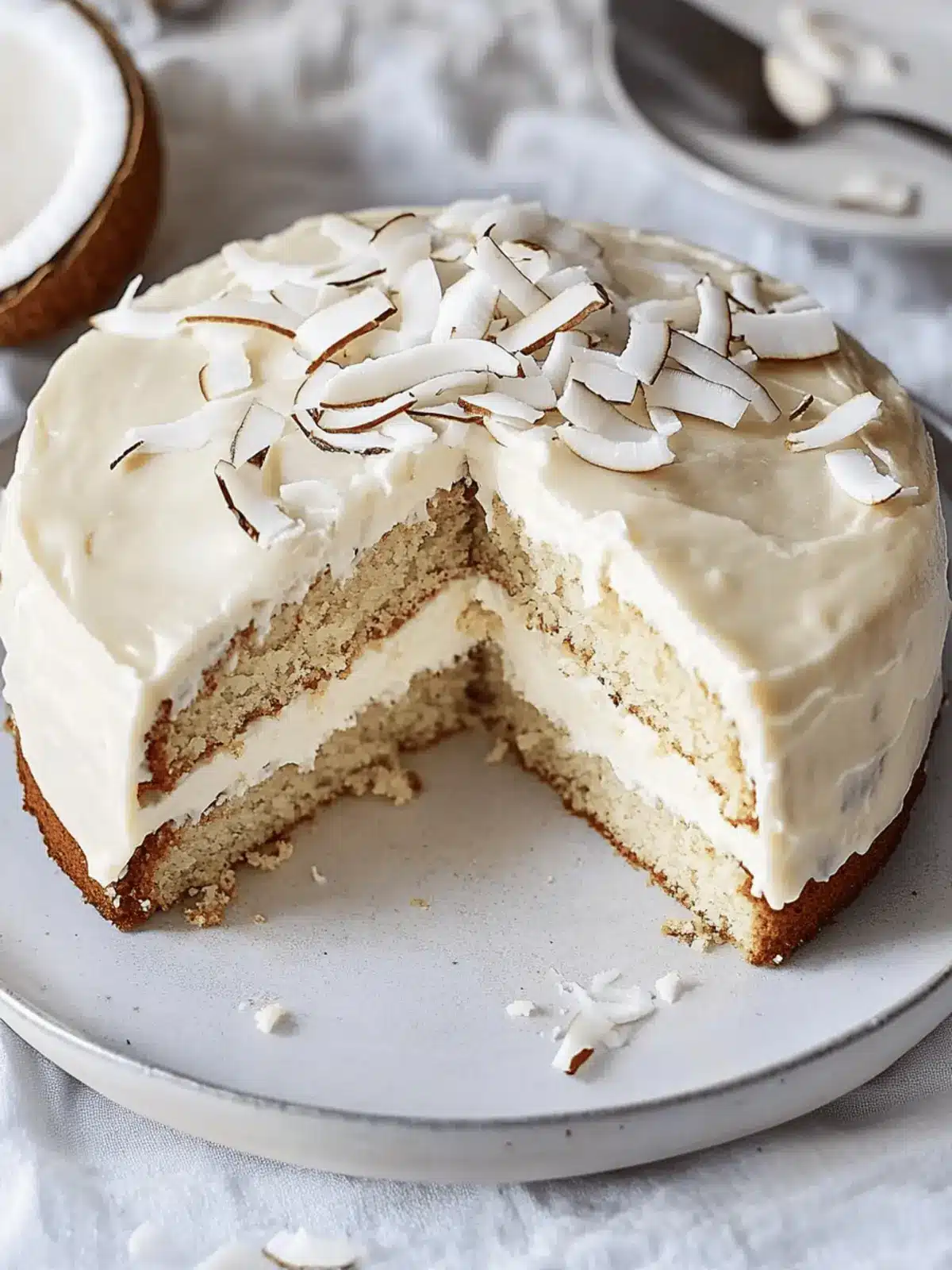 Vegan Coconut Cake