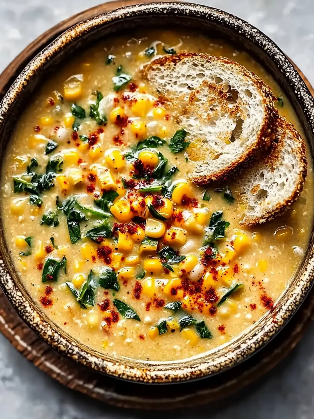 Vegan Sweet Corn & Miso Chowder