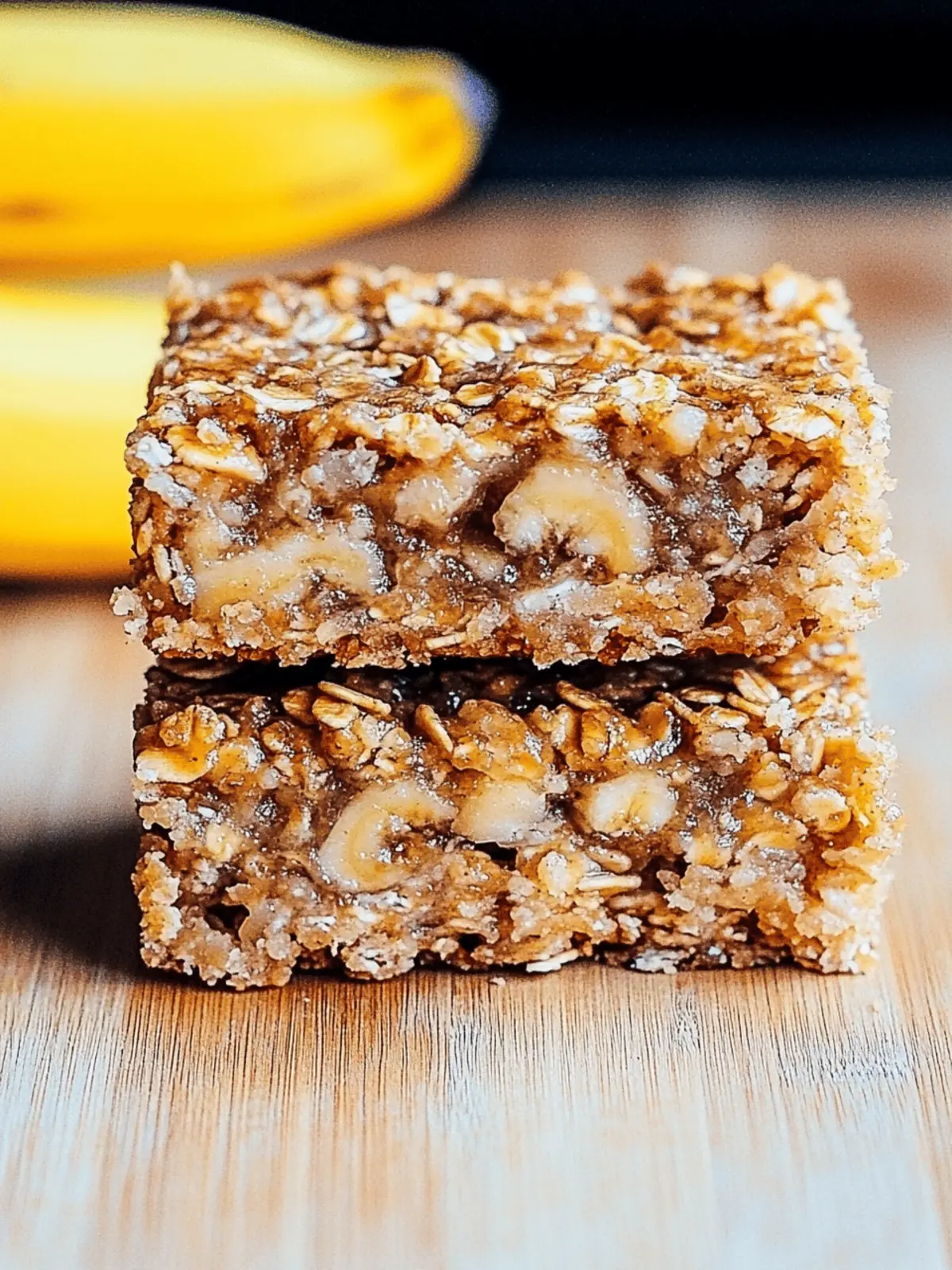 Energizing Banana Oatmeal Bars