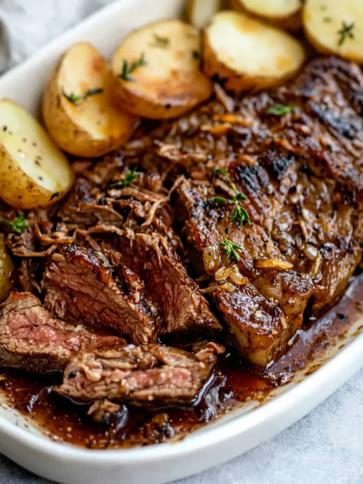 Garlic Butter Steak and Potatoes