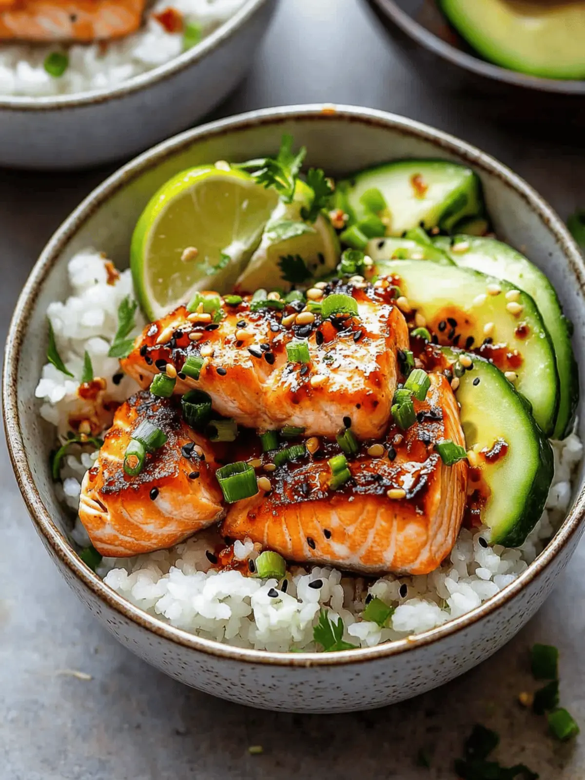 Sweet Chili Salmon Bowl
