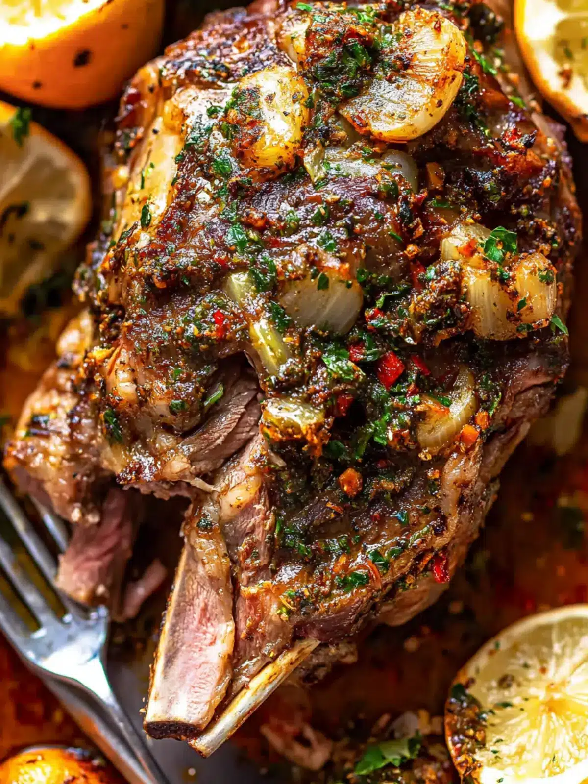 Juicy Slow Roasted Lamb Shoulder
