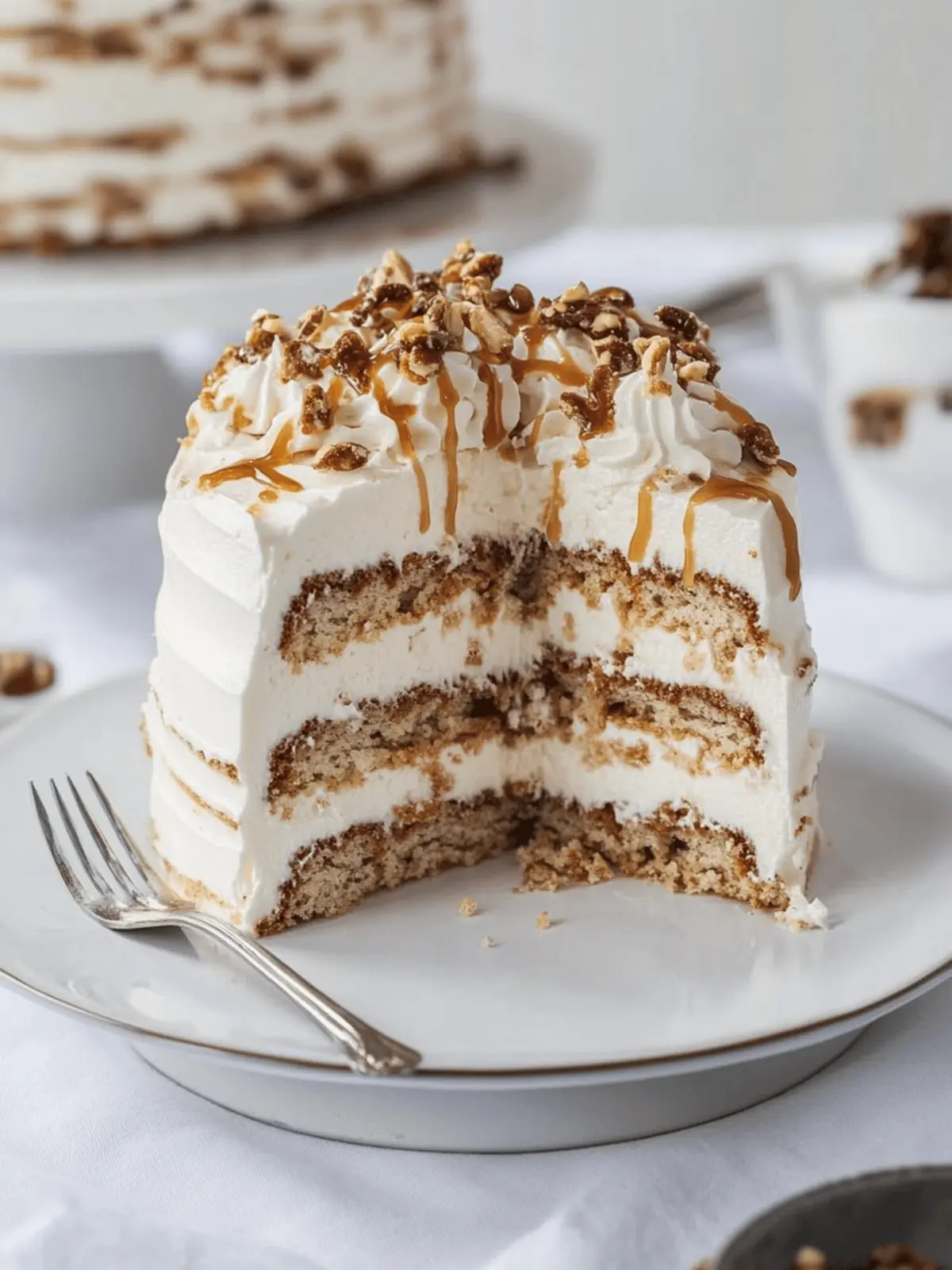 Caramel Crunch Cake