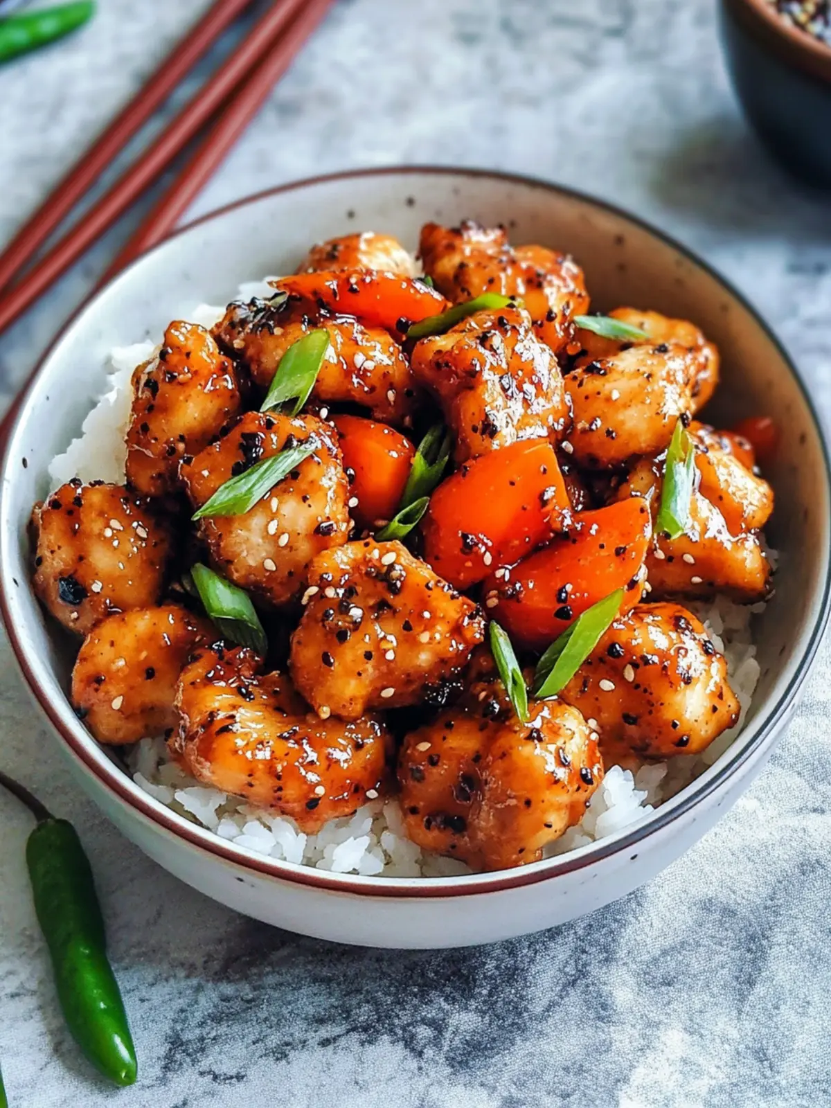 Spicy Black Pepper Chicken