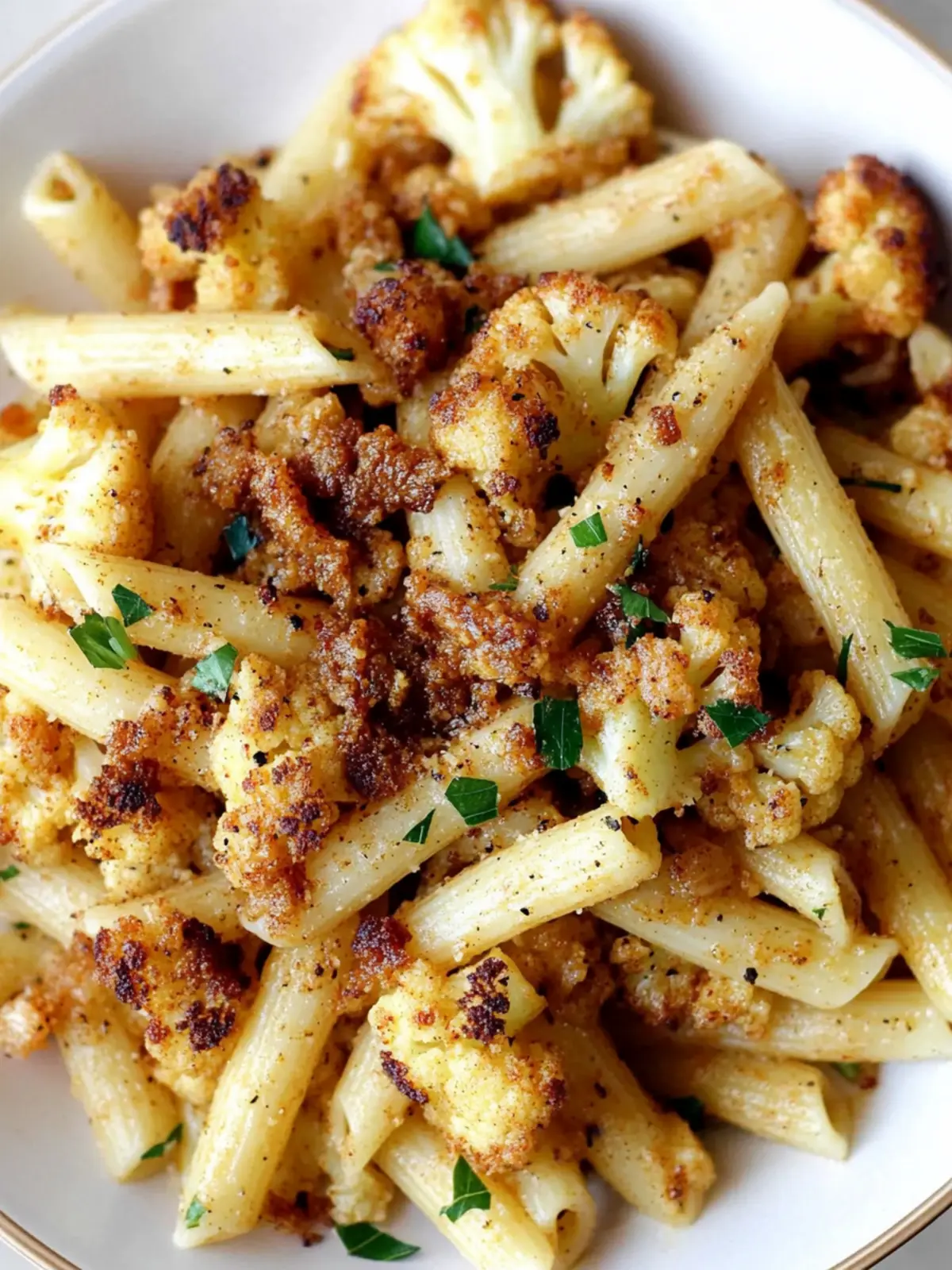 Savor Vegan Garlic Pasta with Roasted Cajun Cauliflower Delight 4 Vegan Garlic Pasta with Roasted Cajun Cauliflower