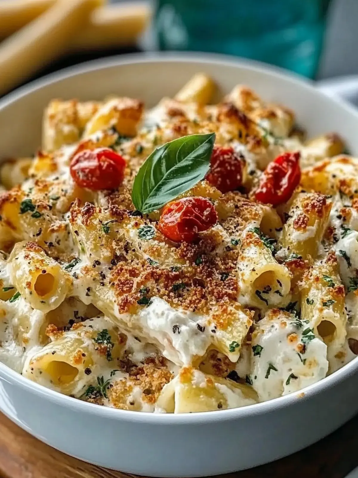 Boursin Cheese Baked Pasta