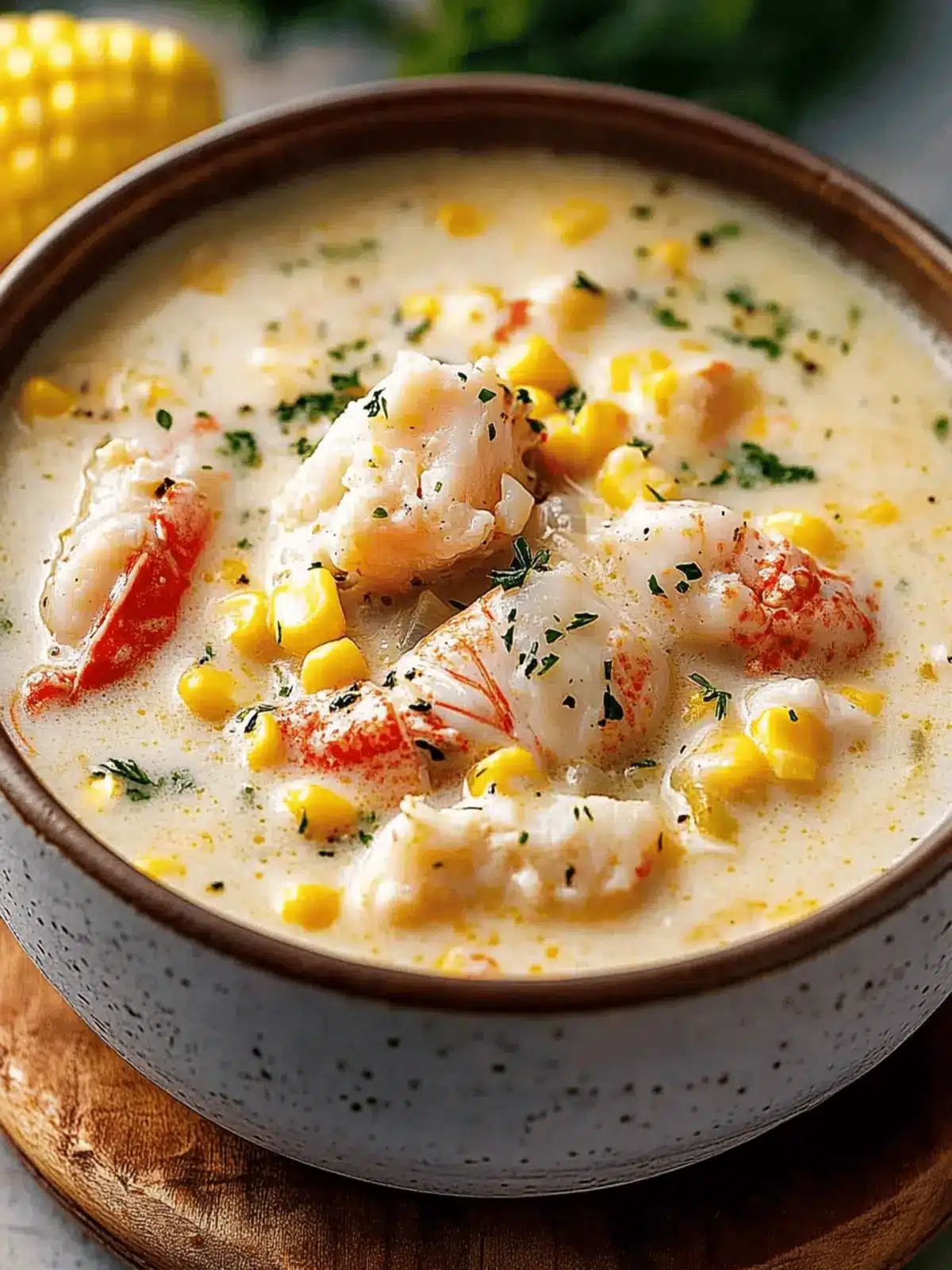 Bobby Flay's Crab & Corn Chowder
