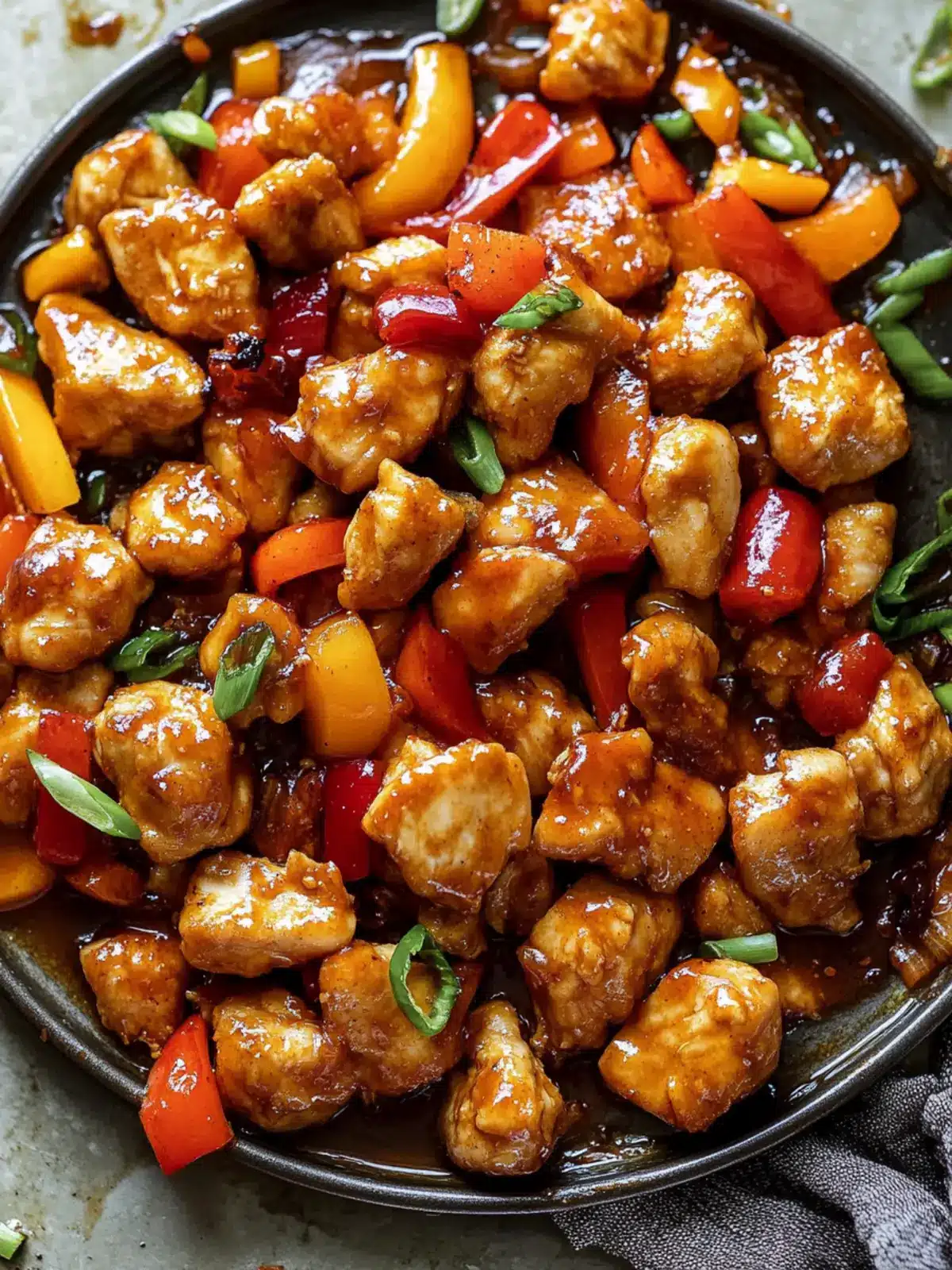 Sheet Pan Sticky Sweet and Sour Chicken