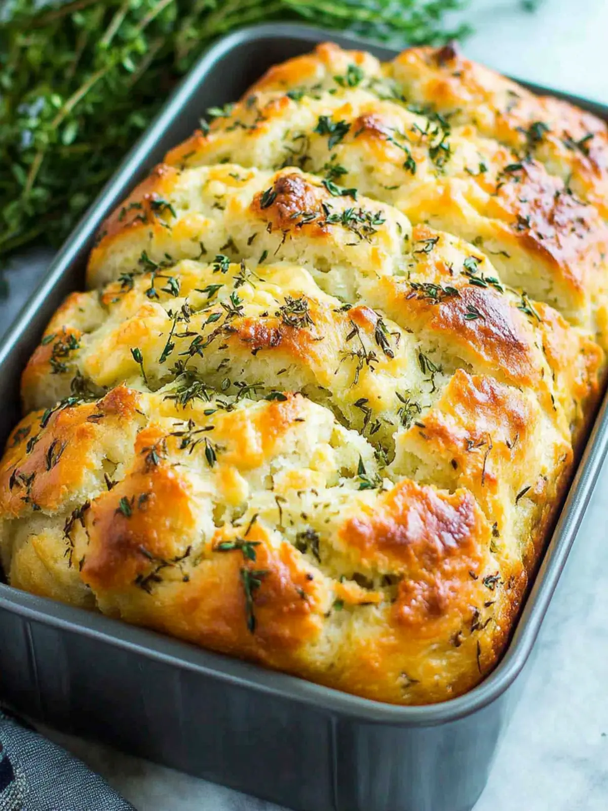 Savory Herb and Cheese Quick Bread