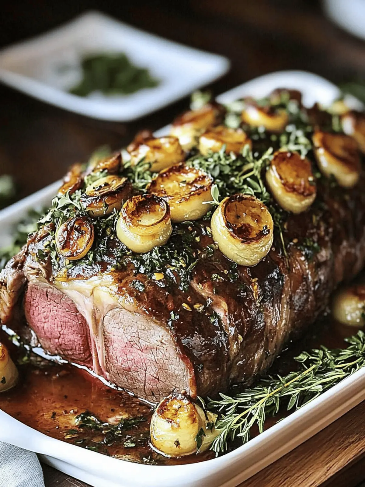 Savory Slow Roasted Boneless Leg of Lamb for Festive Feasts