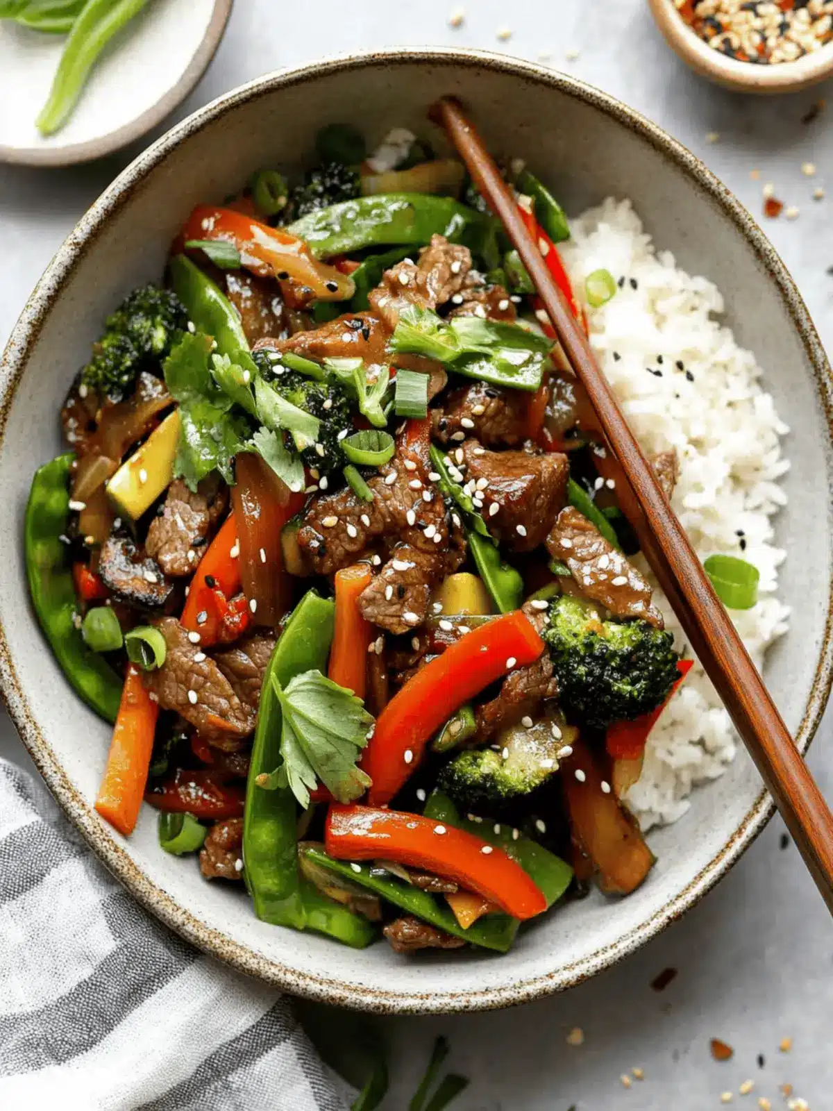 Heavy-on-the-Veggies Beef and Vegetable Stir Fry