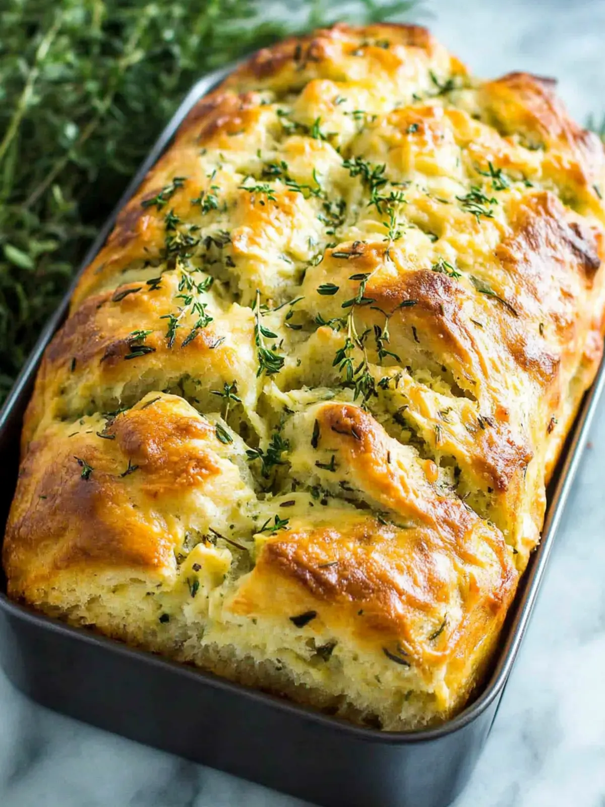 Savory Herb and Cheese Quick Bread