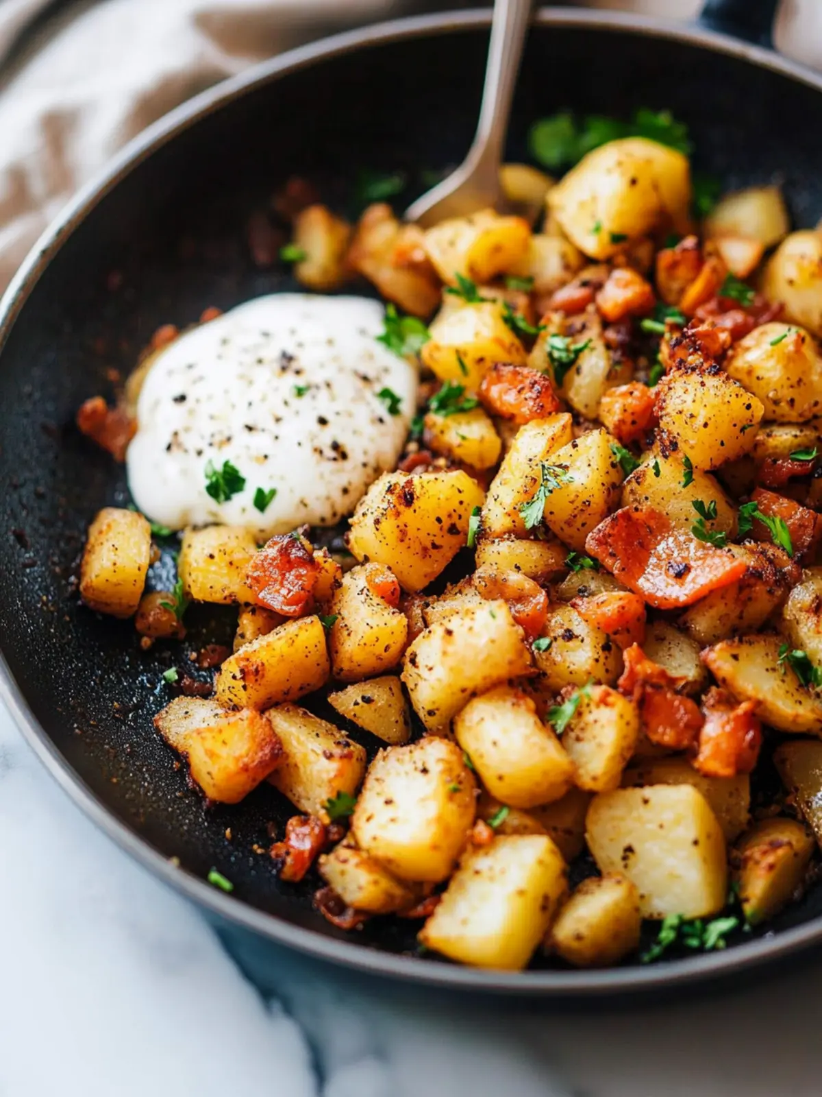 Easy Skillet Breakfast Potatoes
