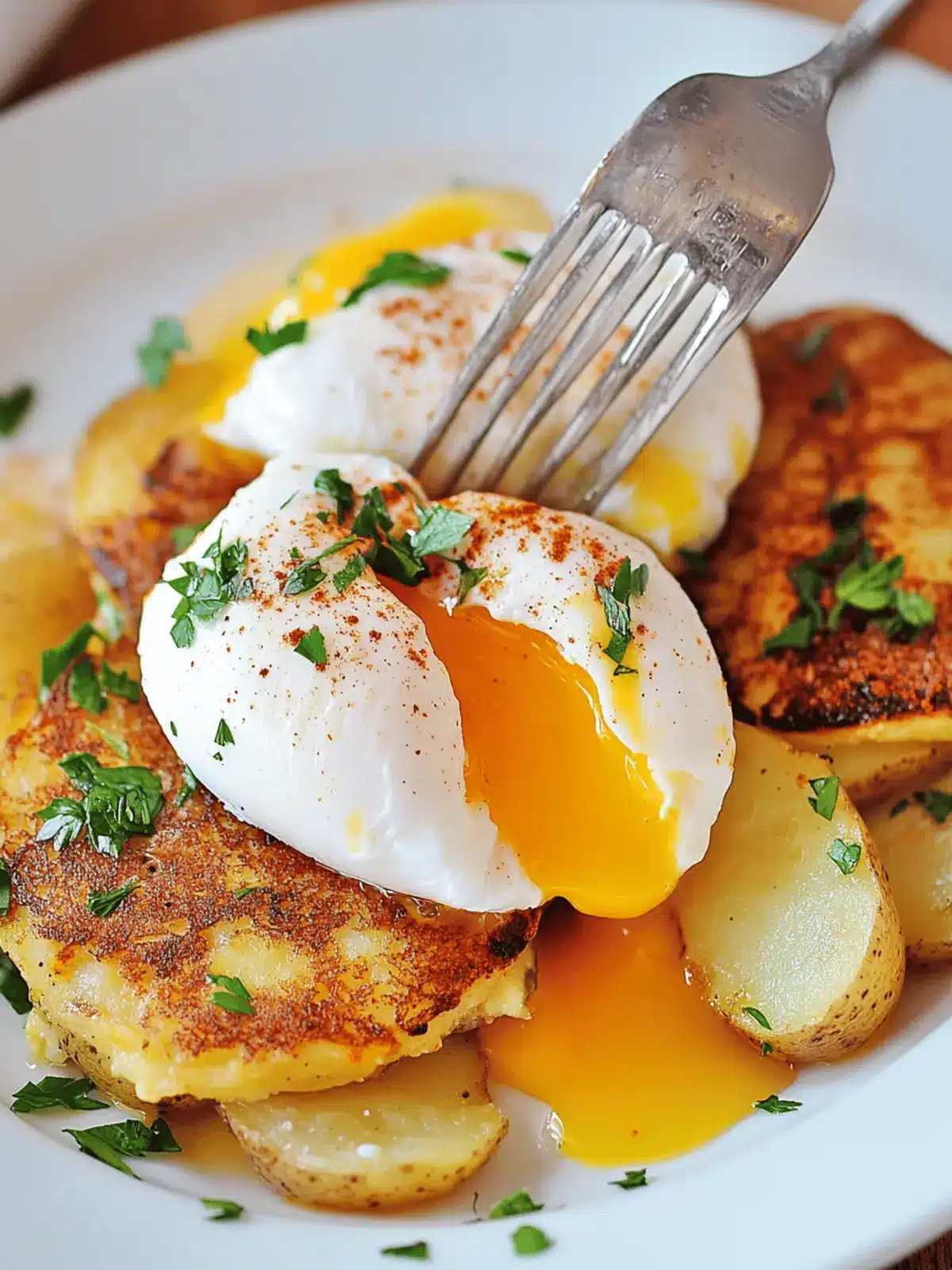 Spanish Poached Eggs with Paprika Potatoes