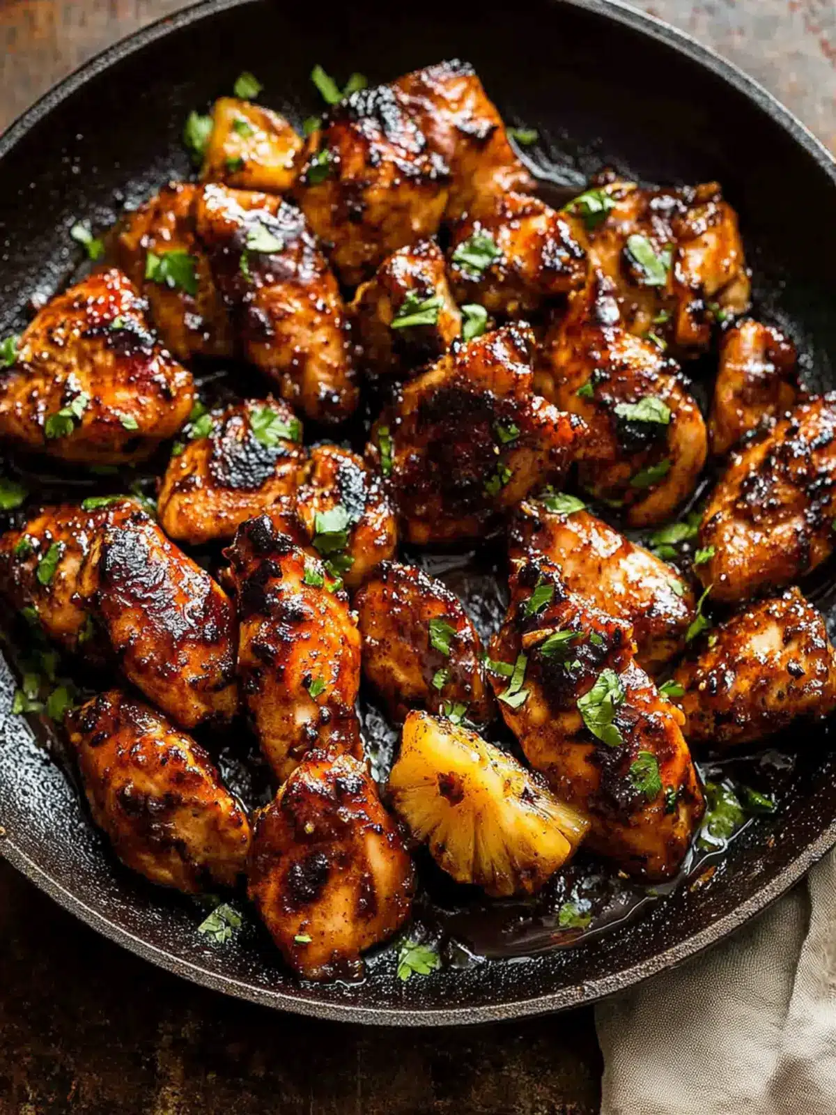 30 Minute Pineapple Chicken with Coconut Rice