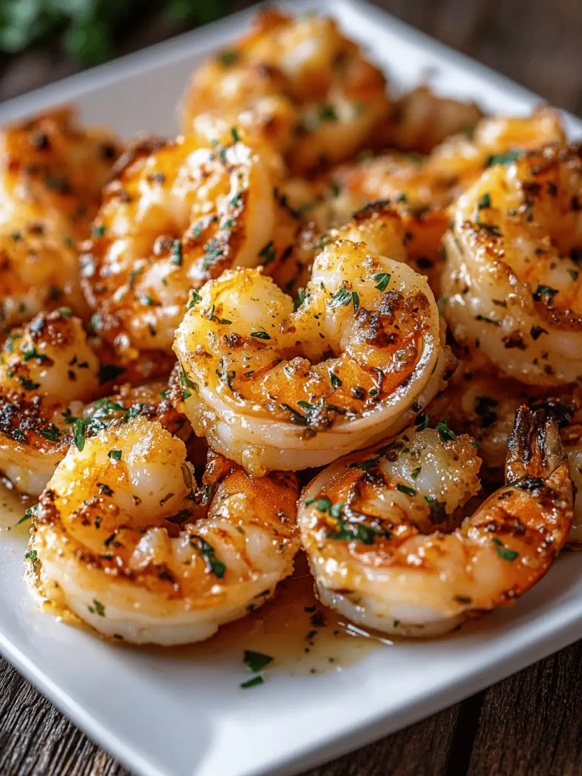 Garlic Parmesan Roasted Shrimp