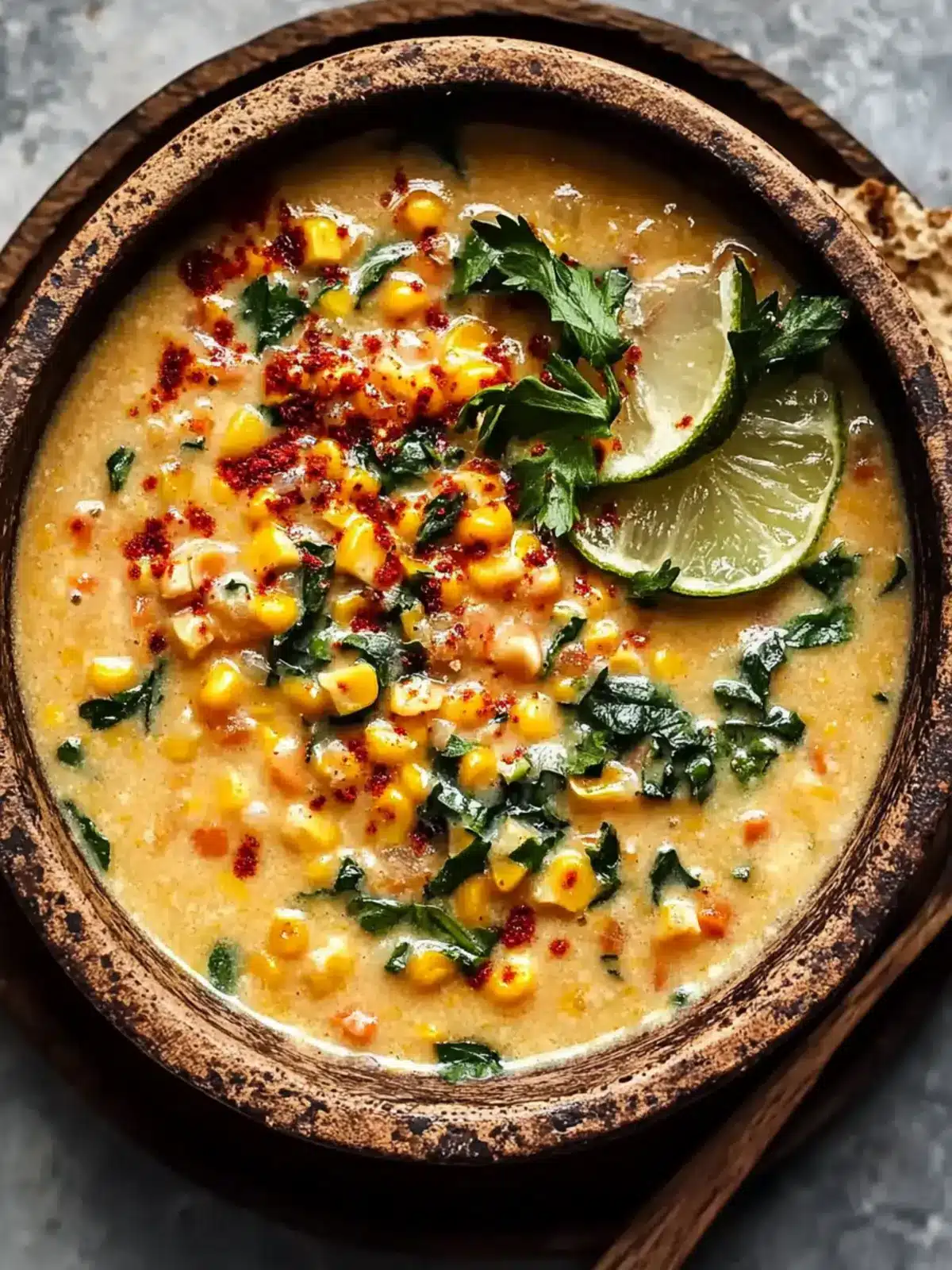 Vegan Sweet Corn & Miso Chowder