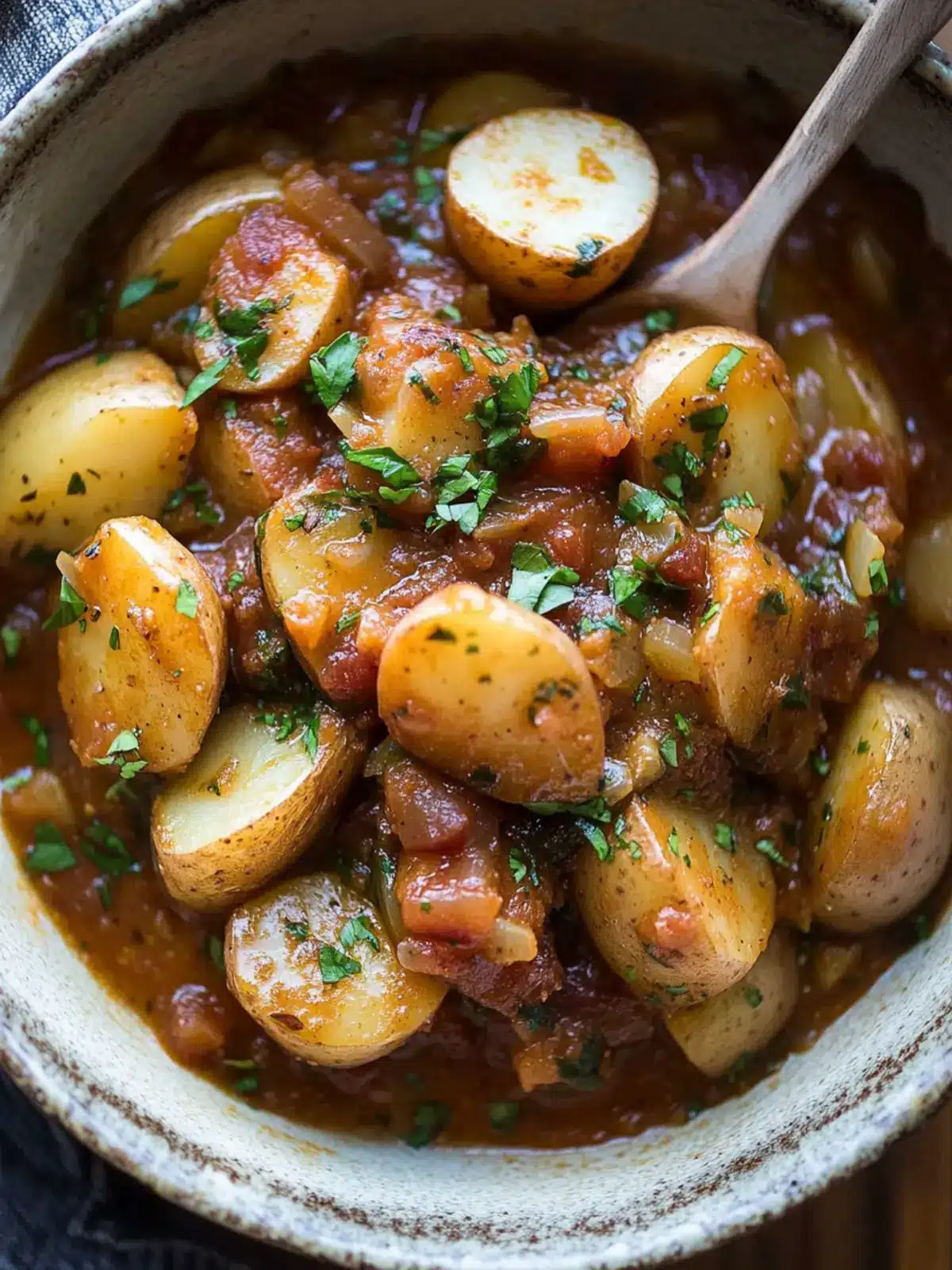 Saucy Hungarian Red Potato Goulash