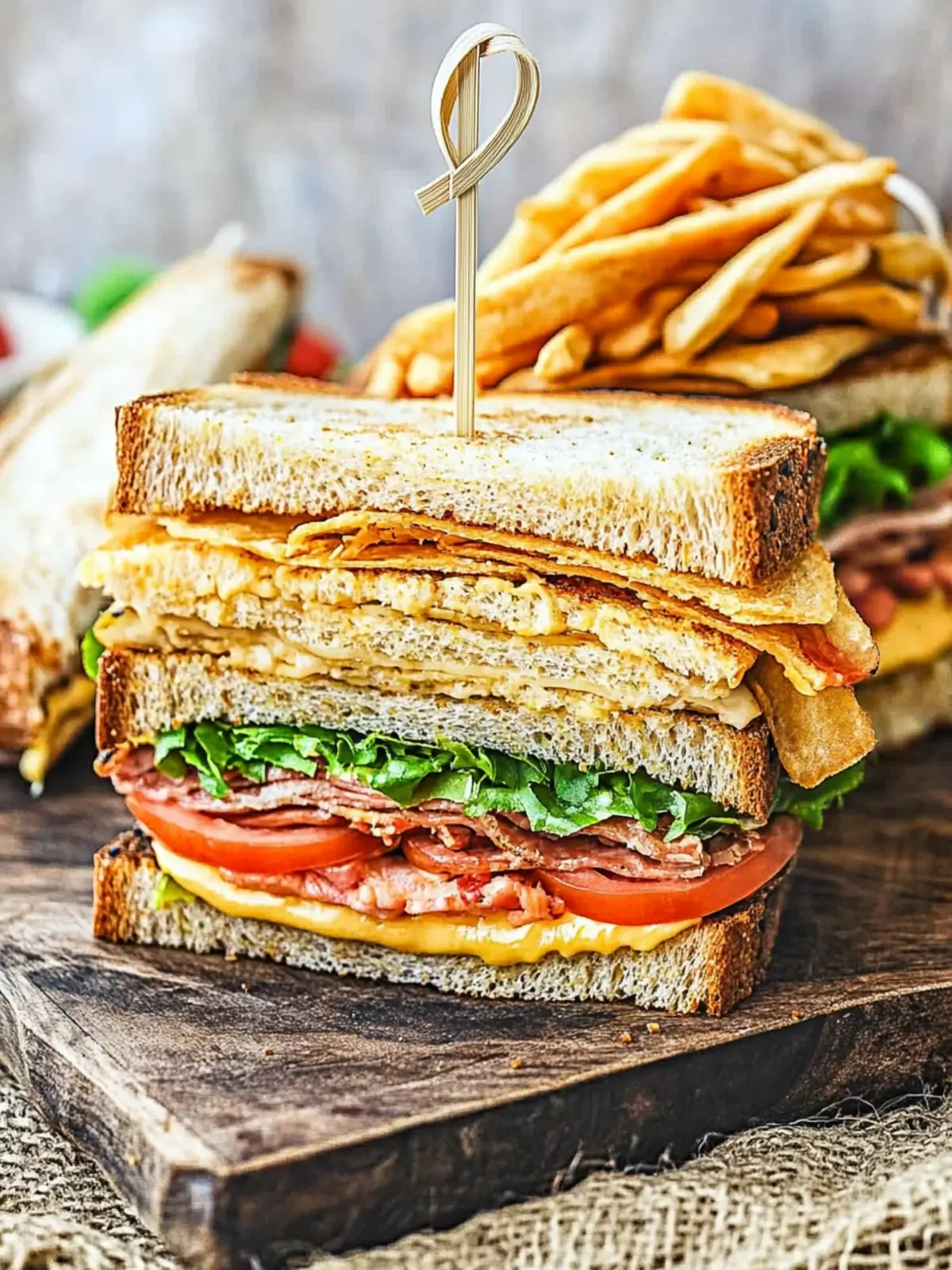 Ultimate Club Sandwich: A Tasty Twist on a Classic! 2 Club Sandwich