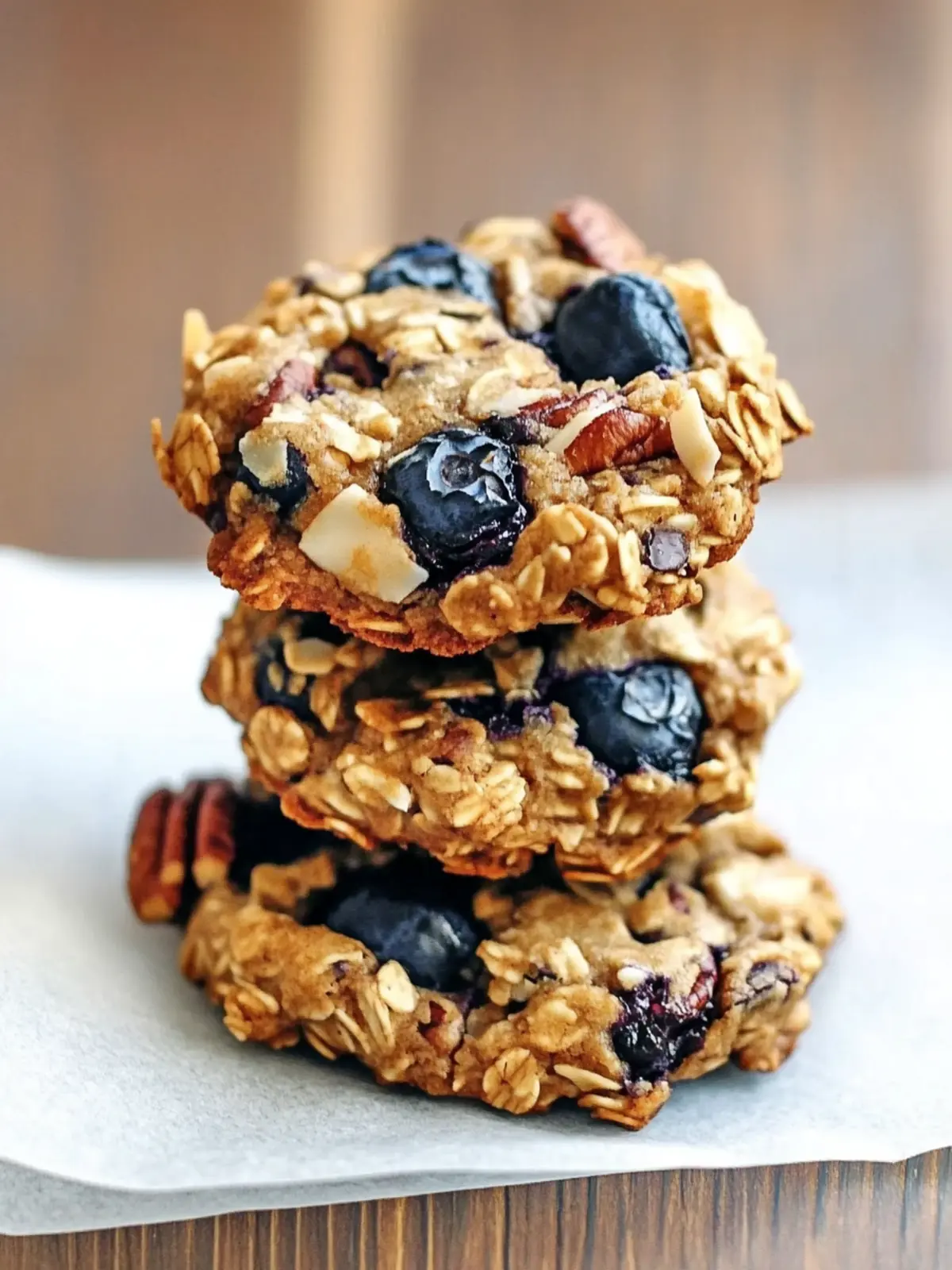 Blueberry Coconut Pecan Breakfast Cookies for Guilt-Free Indulgence 4 Blueberry Coconut Pecan Breakfast Cookies
