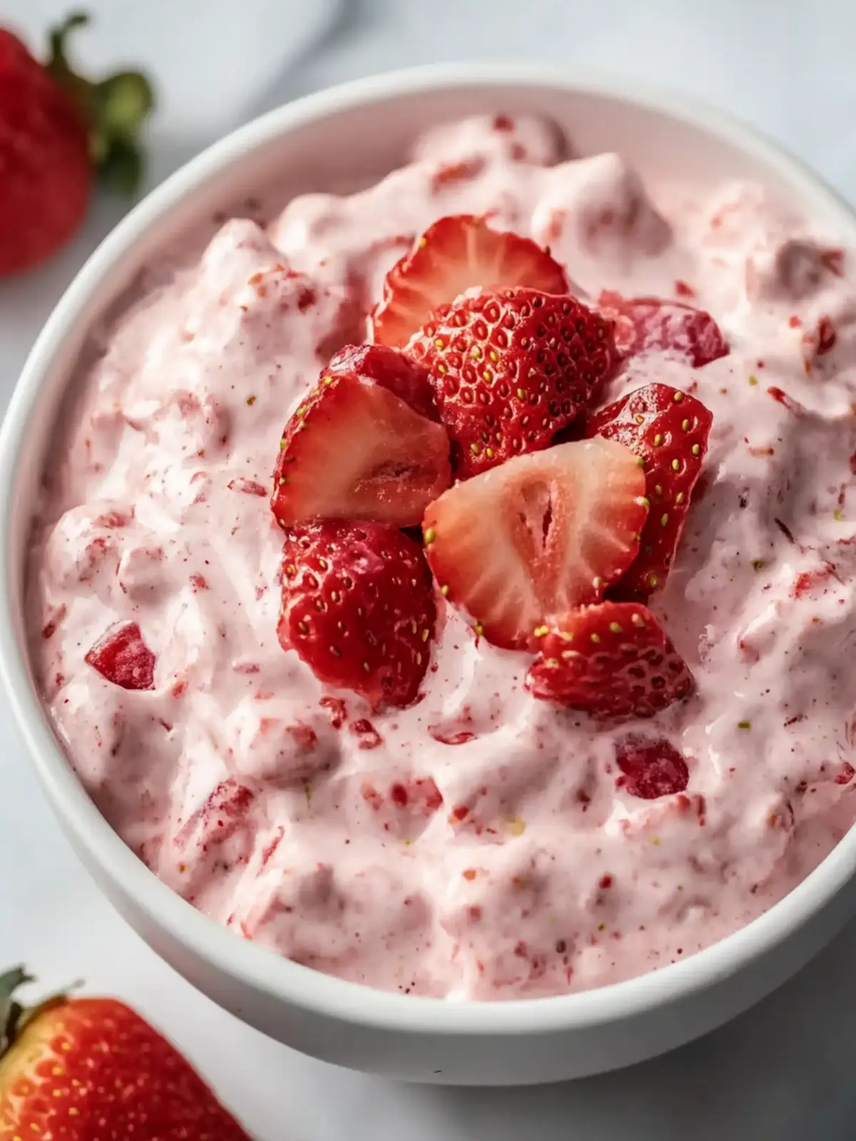 Valentine Strawberry Dessert Dip