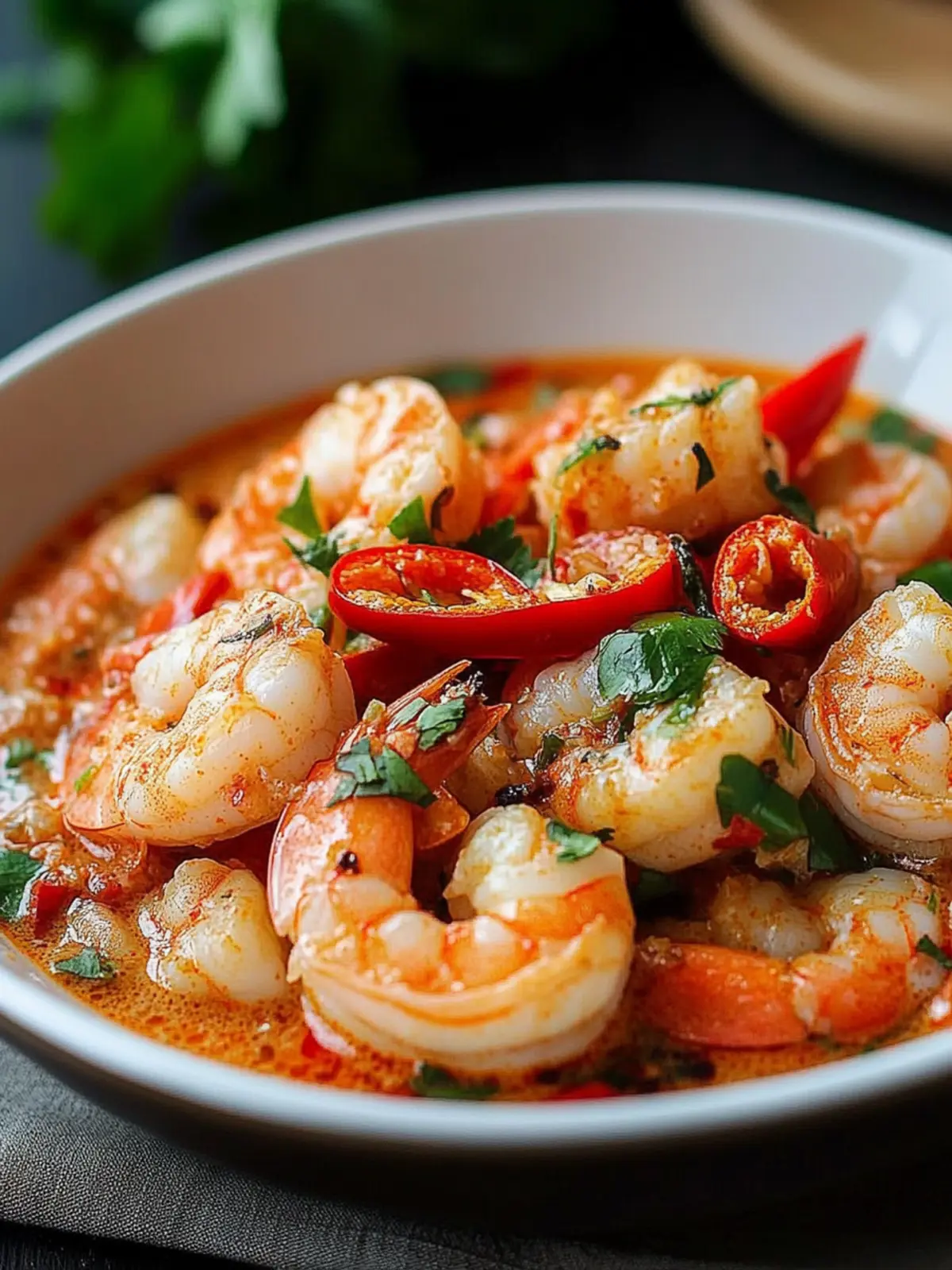 Singapore Chili Prawns