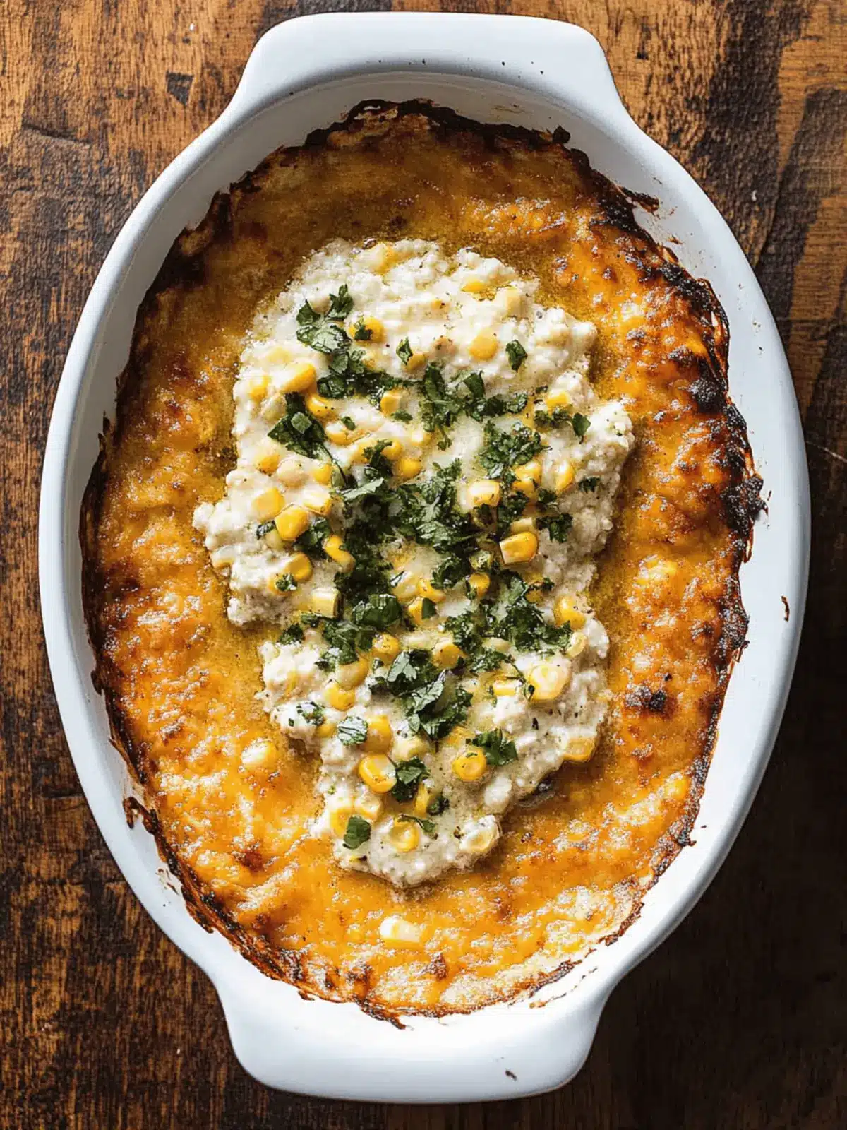 Roasted Poblano Corn Dip