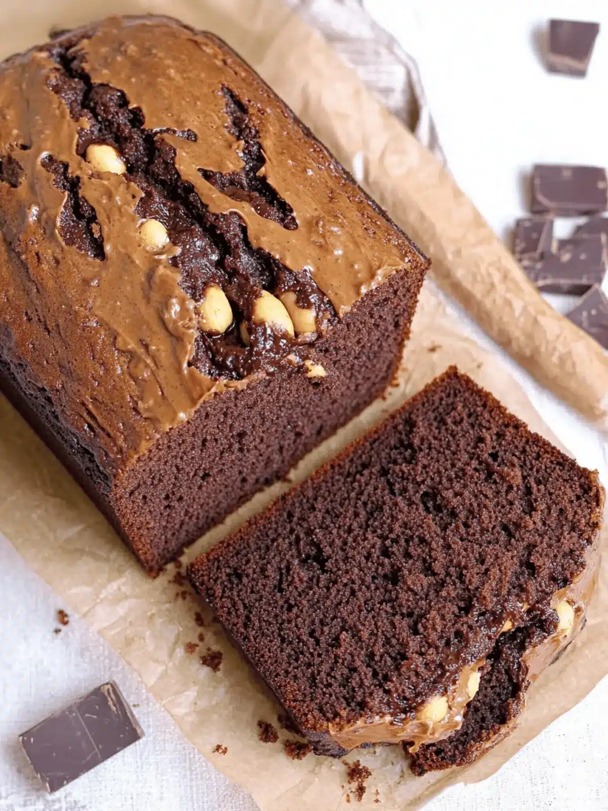 Chocolate Peanut Butter Bread