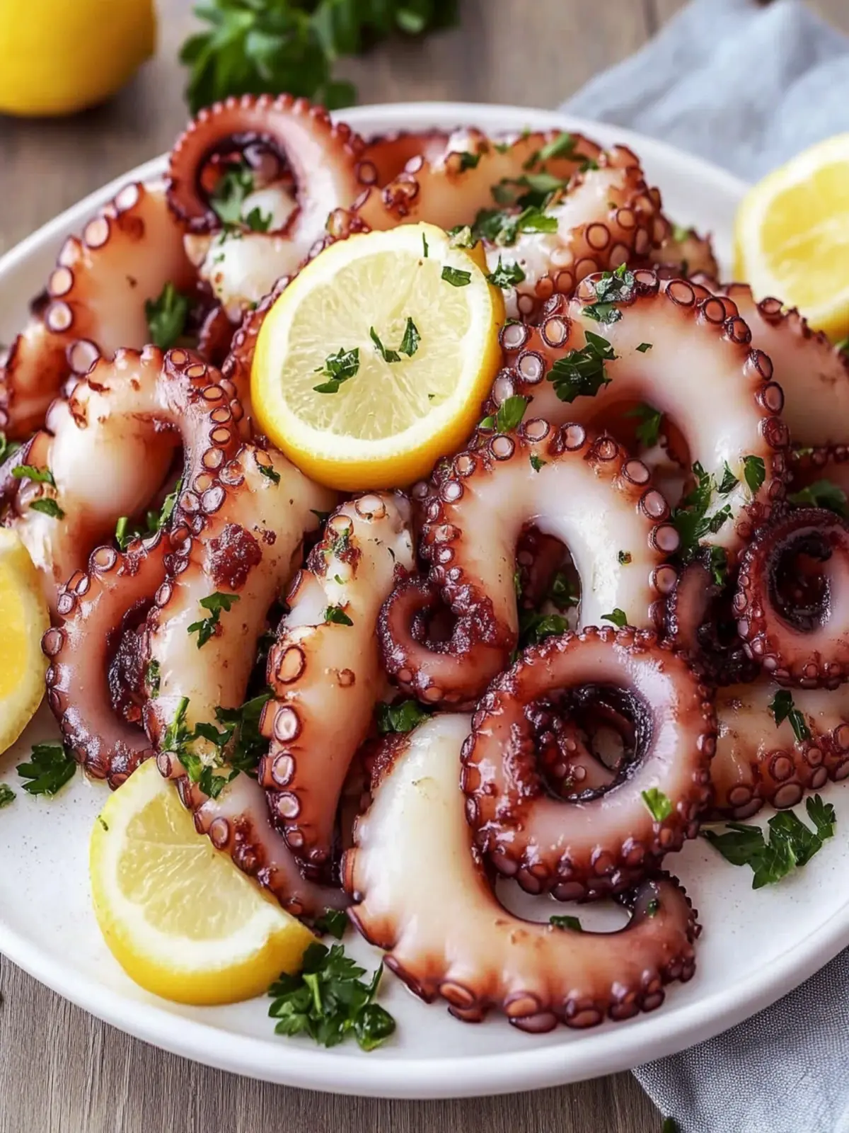 Deliciously Tender Boiled Octopus