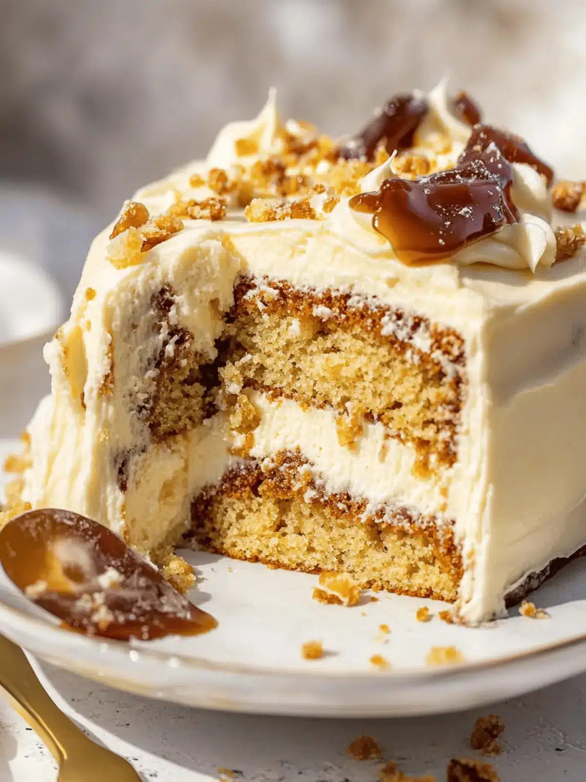 Butterscotch Crunch Cake