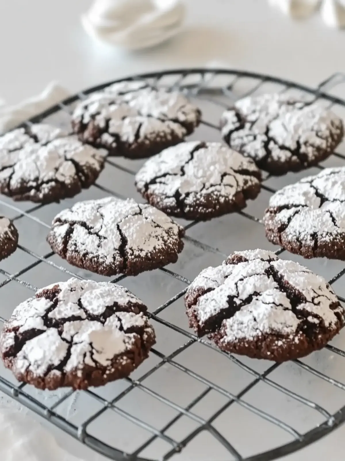Chocolate Crinkle Cookies