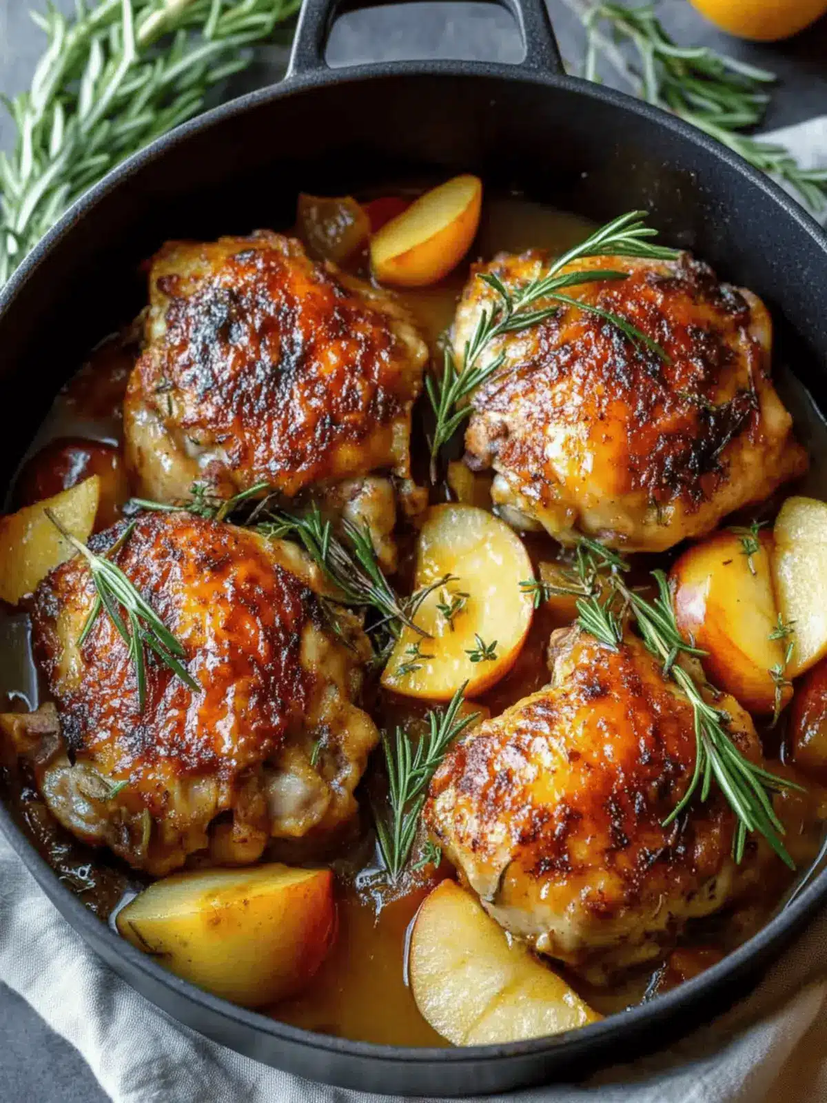 Rosemary Apple Cider Chicken: Cozy Autumn Comfort Meal 2 Rosemary Apple Cider Chicken
