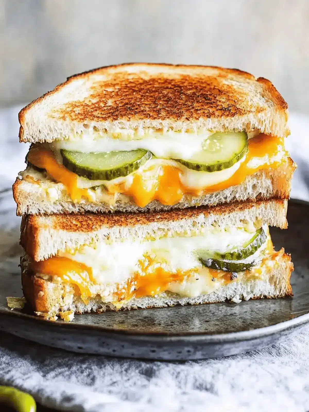 Pickle Grilled Cheese Sandwich