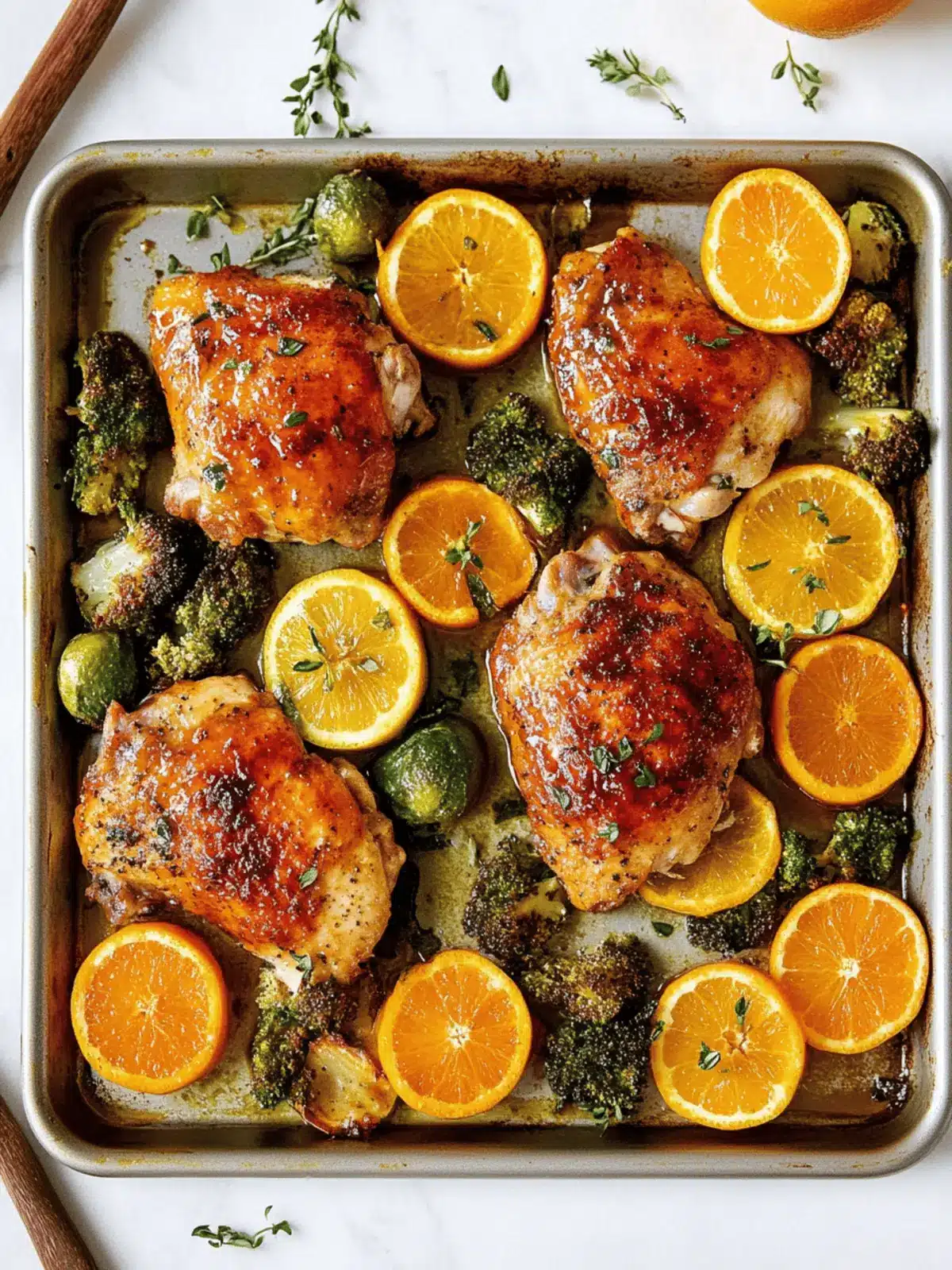 Sheet Pan Citrus-Glazed Chicken