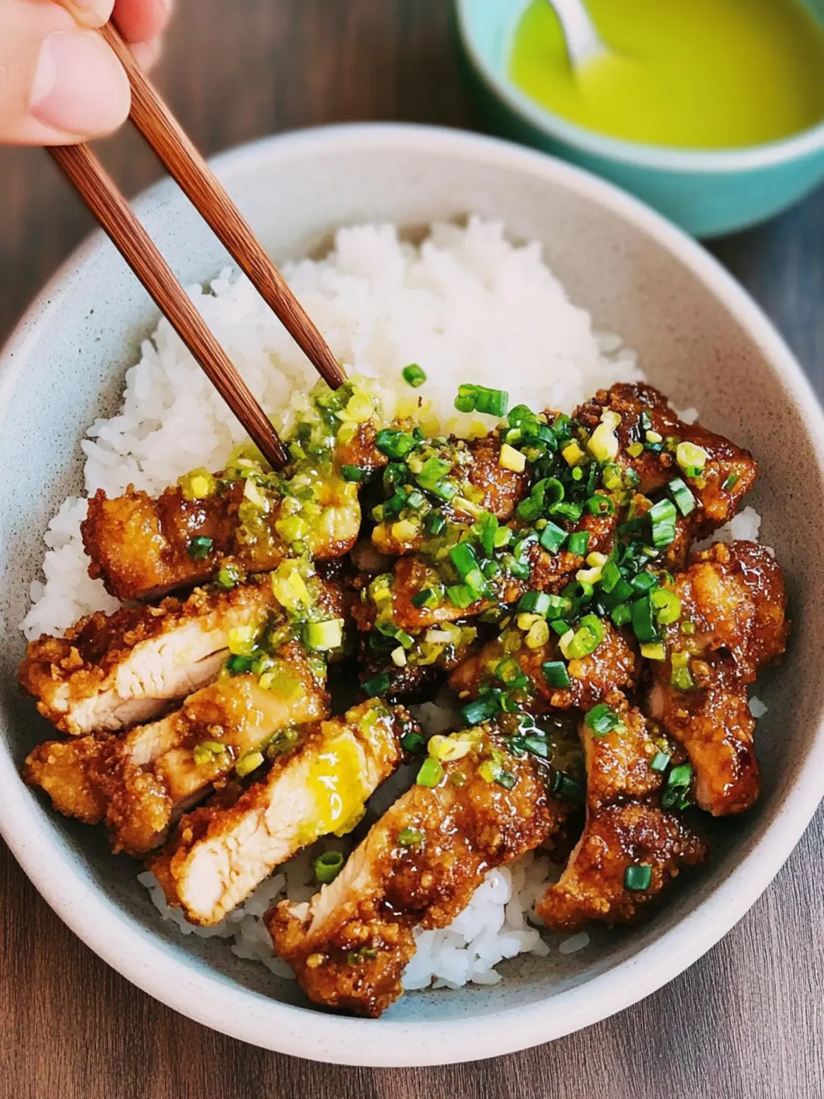 Crispy Chicken with Scallion Oil for Flavor-Packed Delight 3 Crispy Chicken with Scallion Oil