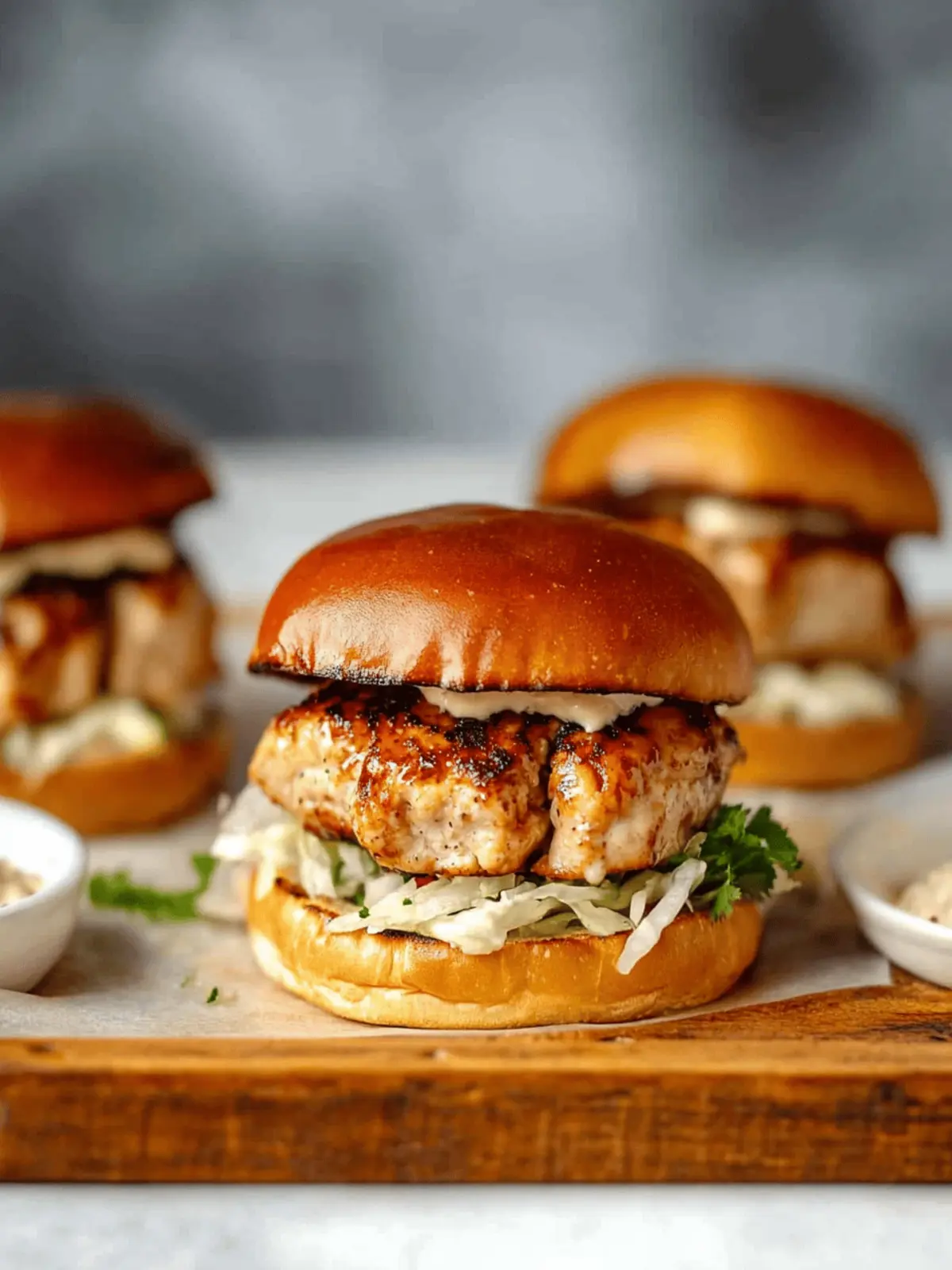 Chicken Teriyaki Burgers