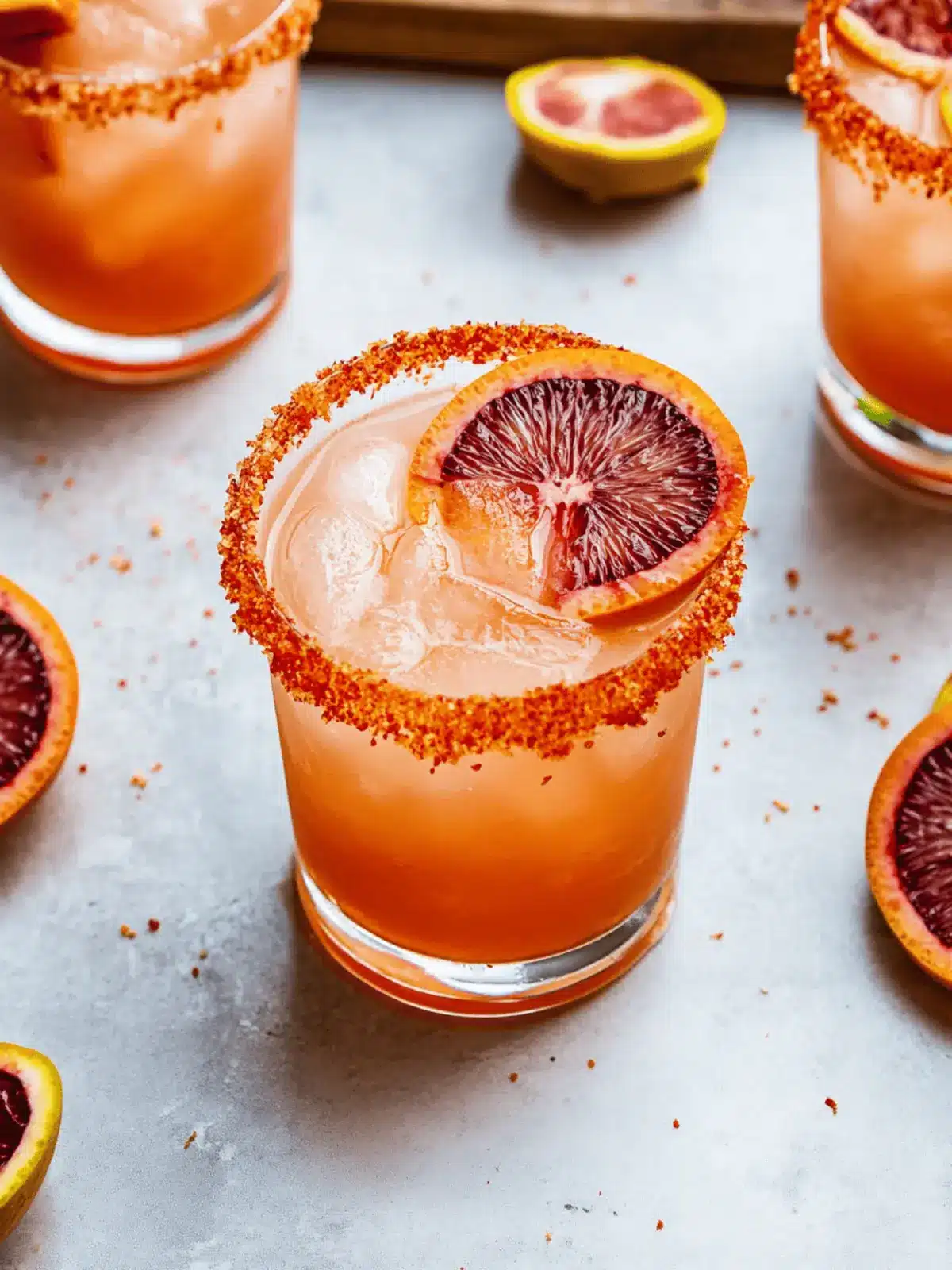 Spicy Blood Orange Margarita