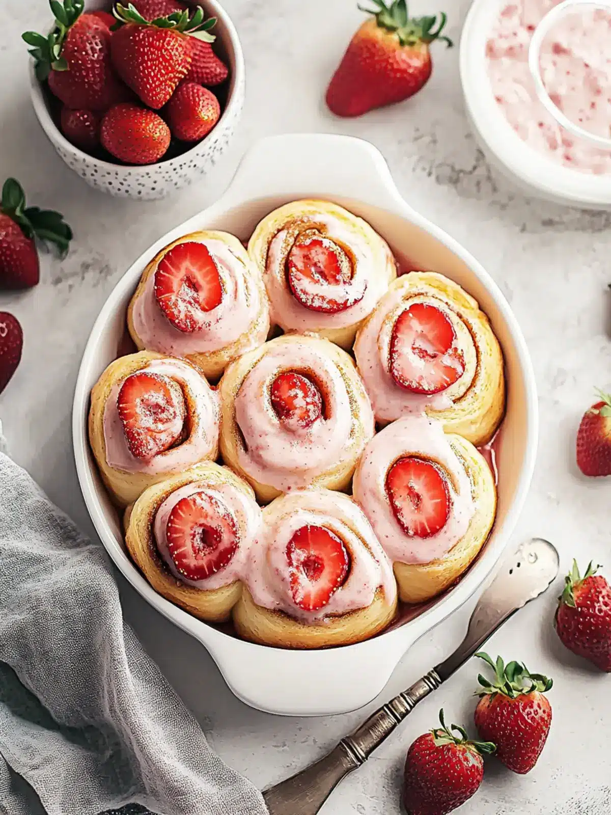 Irresistible Strawberry Cinnamon Rolls You ll Love to Bake 4 Strawberry Cinnamon Rolls
