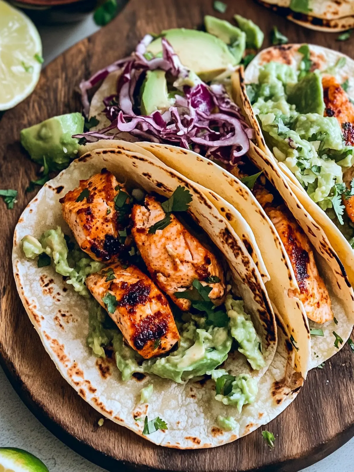 Crispy Salmon Tacos